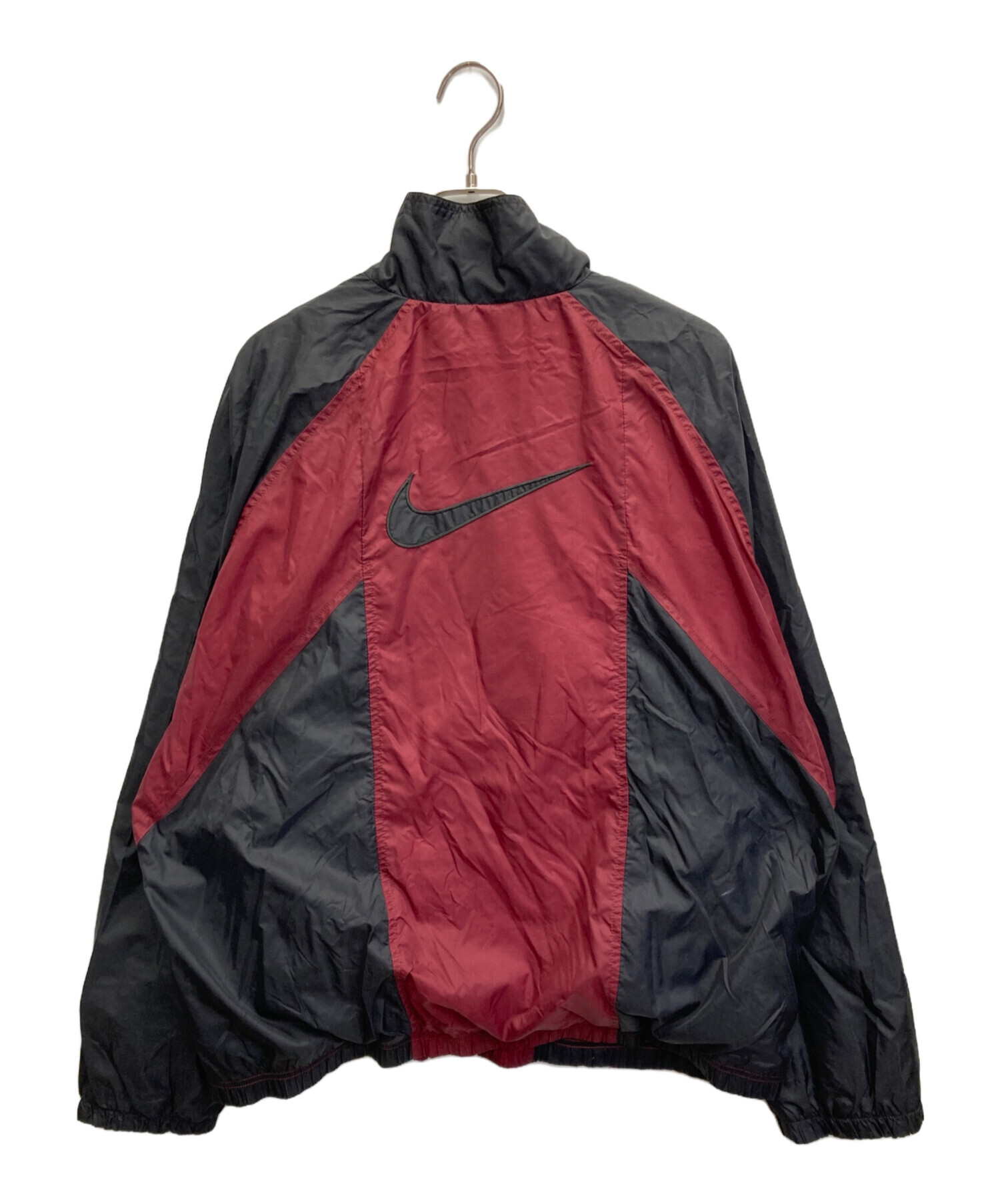 NIKE ナイロンジャケット レッド ブラック S 中古・古着通販】NIKE (ナイキ) 90'Sナイロンジャケット ブラック