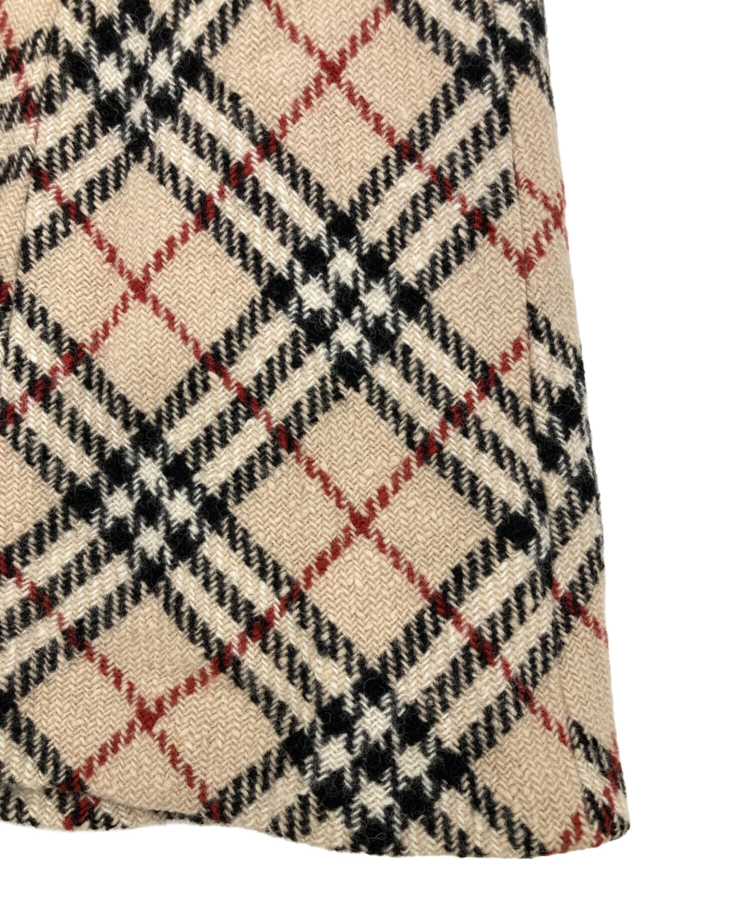 【美品】BURBERRY BLUE LABEL チェックウールジャンパースカート 中古・古着通販】BURBERRY BLUE LABEL (バーバリー ブルー レーベル