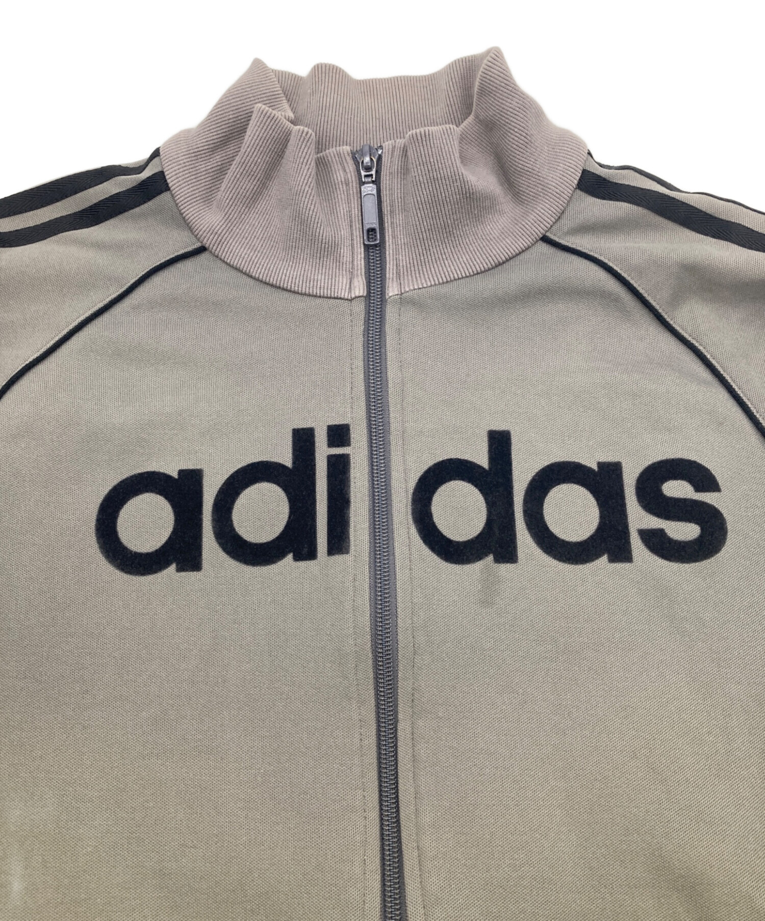 中古・古着通販】adidas (アディダス) ロゴトラックジャケット グレー