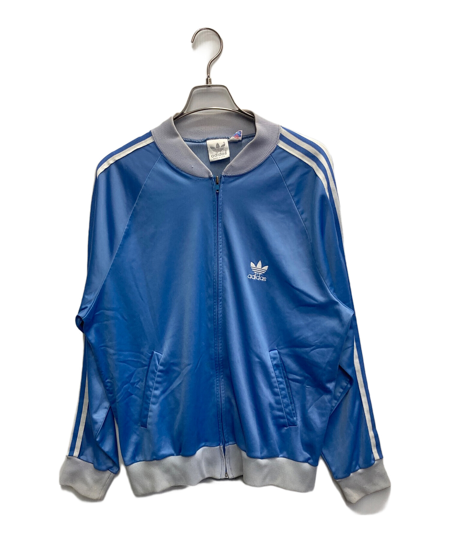 US古着 アディダス  ATP ターコイズブルー トラック 中古・古着通販】adidas (アディダス) ATP トラックジャケット ブルー