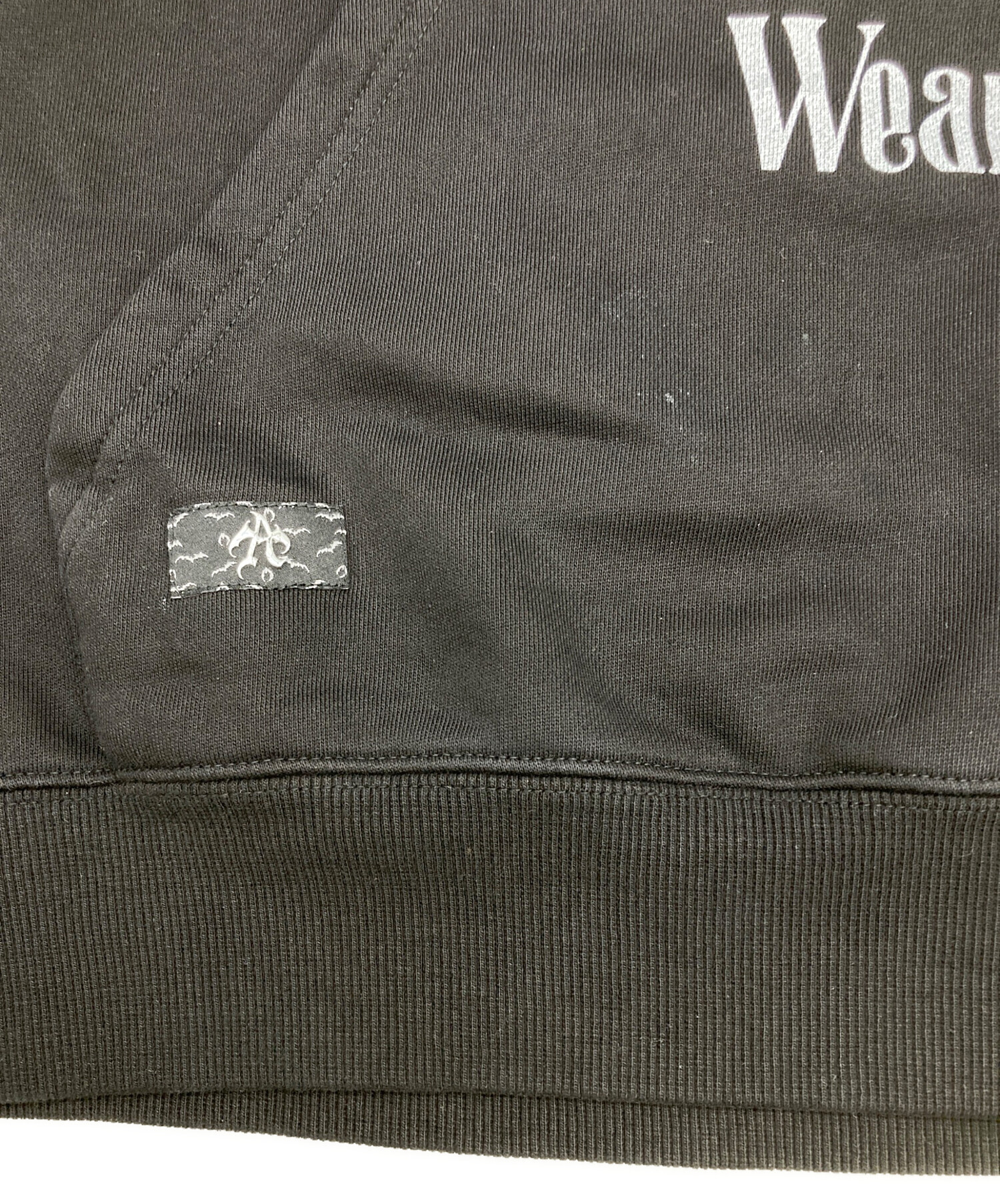 中古・古着通販】ANTIMID (アンチミッド) BIG LOGO HOODIE ブラック
