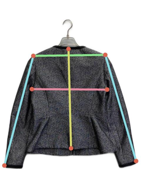 中古・古着通販】theory luxe (セオリーリュクス) ノーカラーツイード