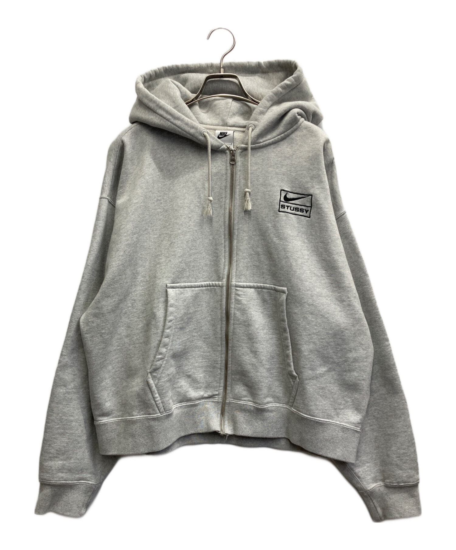 Nike Stussy グレー スウェット M ナイキステューシー　初期モデル 中古・古着通販】stussy (ステューシー) NIKE (ナイキ) Fleece Zip