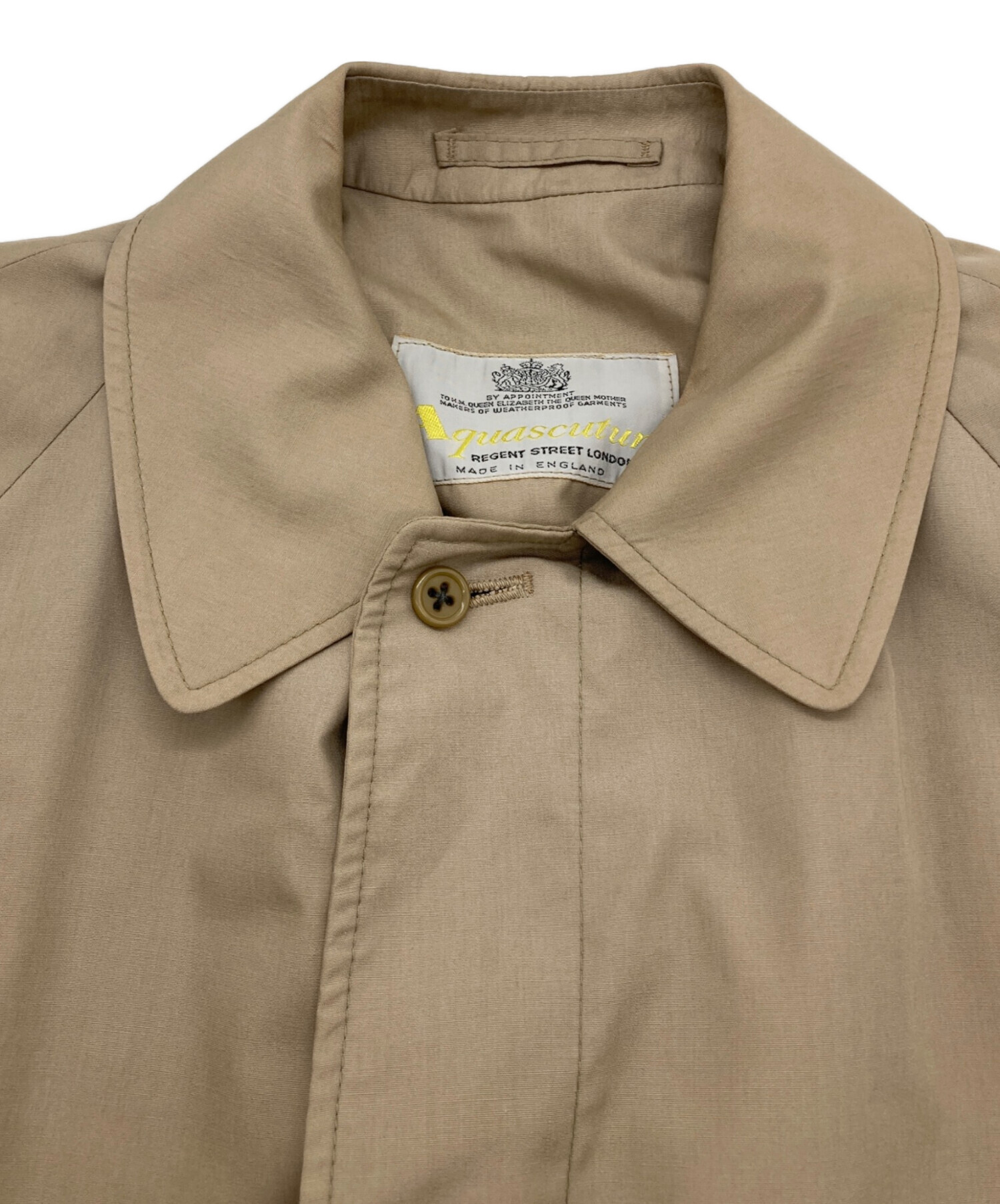 中古・古着通販】Aquascutum (アクアスキュータム) 80'Sステンカラー