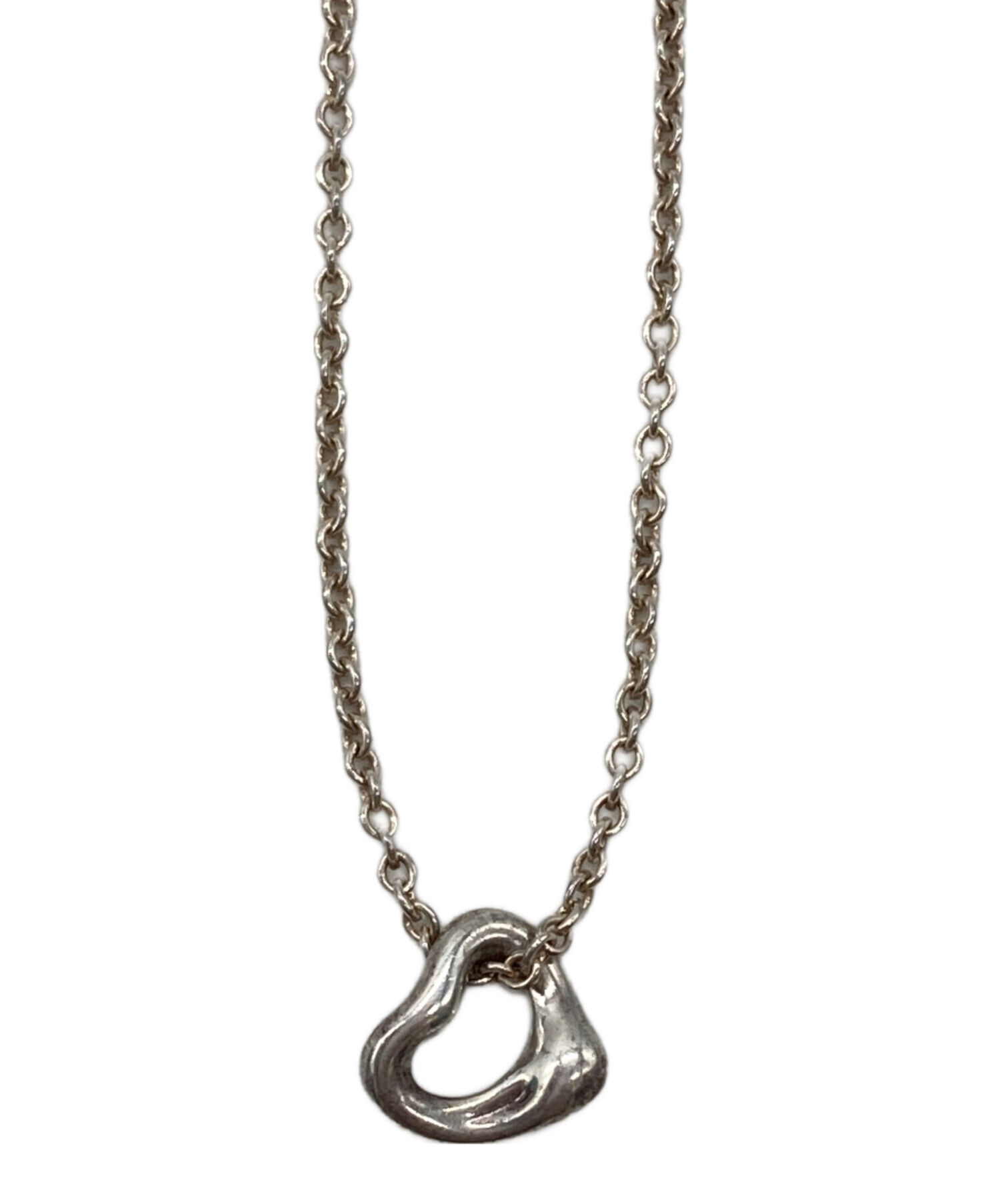 Tiffany & Co. シルバーオープン ハートネックレスM 中古 中古・古着通販】TIFFANY & Co. (ティファニー) オープンハート
