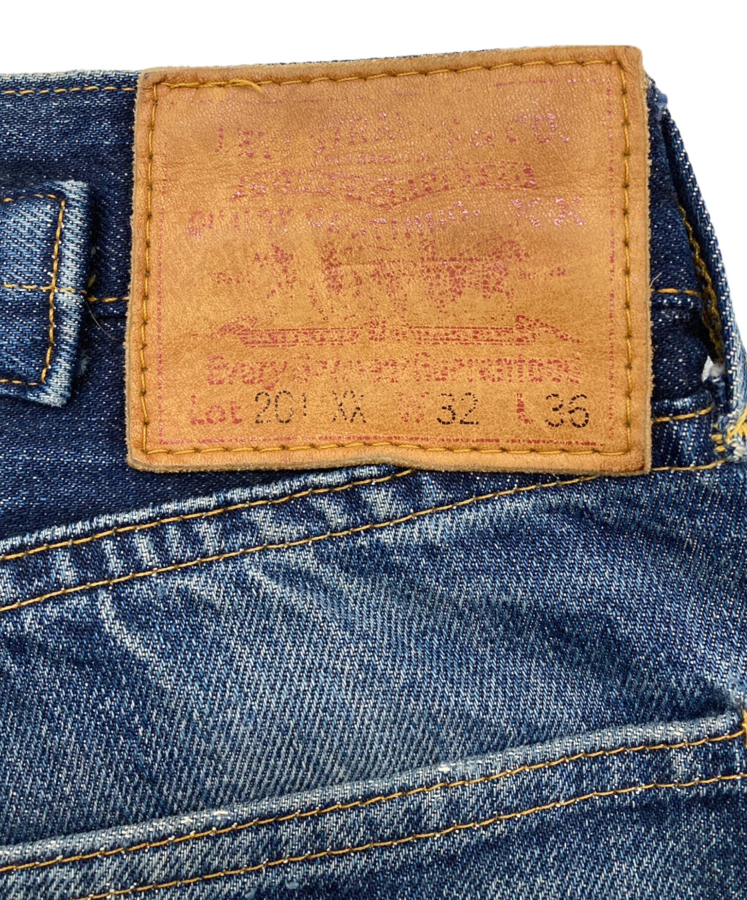 中古・古着通販】LEVI'S (リーバイス) 201XXデニムパンツ インディゴ