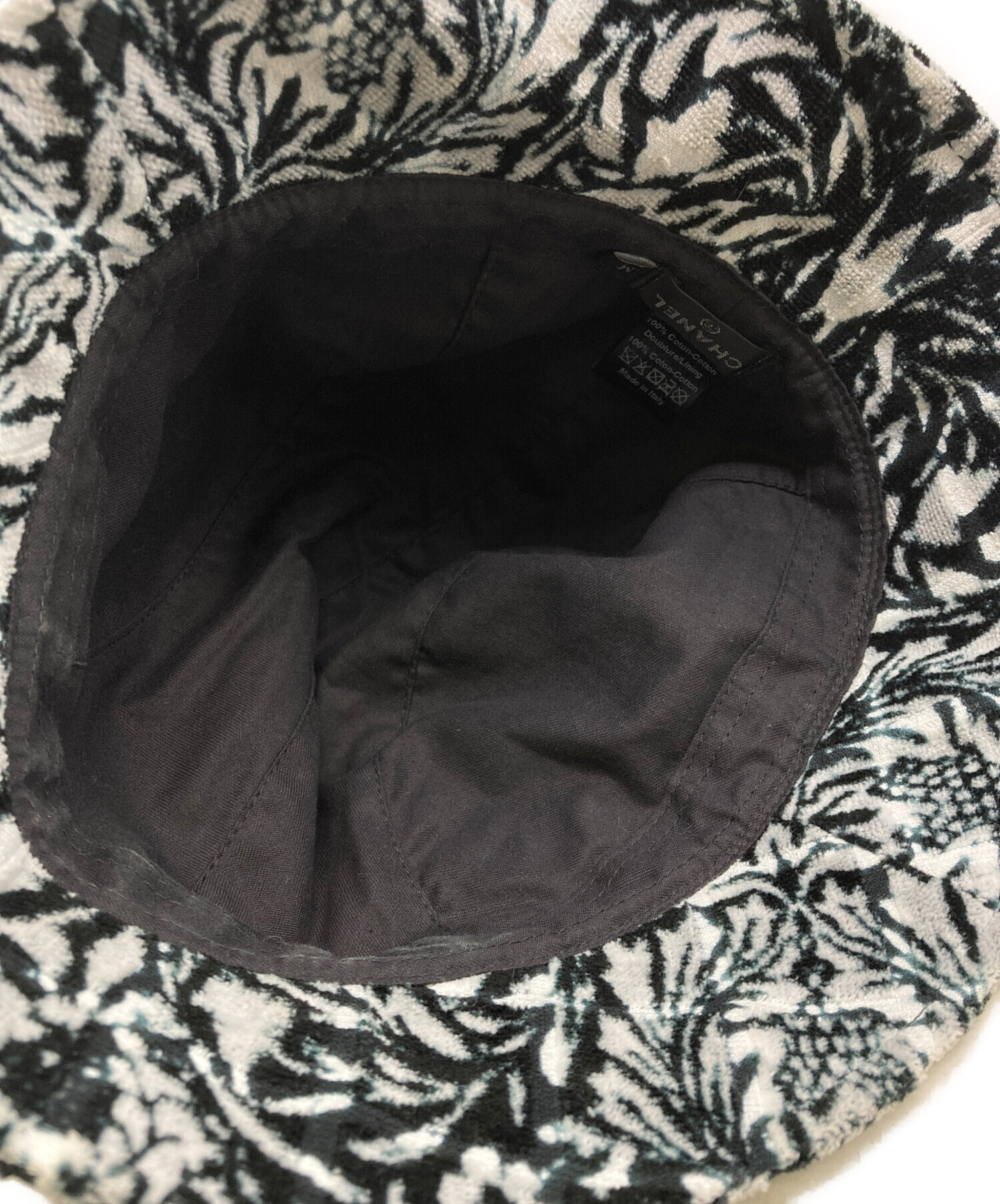 中古・古着通販】CHANEL (シャネル) ココマーク付き花柄パイル地