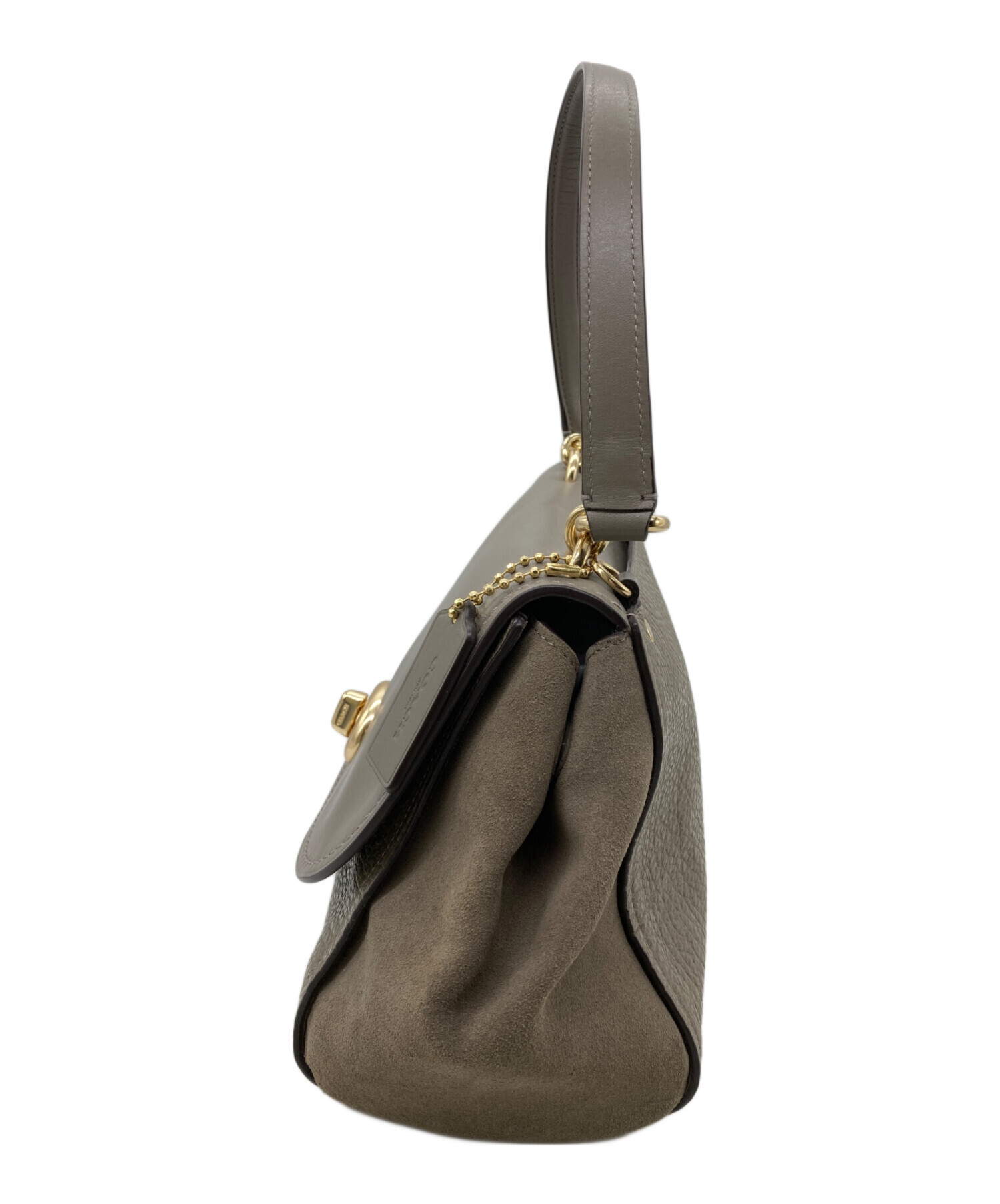 中古・古着通販】COACH (コーチ) 2WAYバッグ グレー｜ブランド・古着