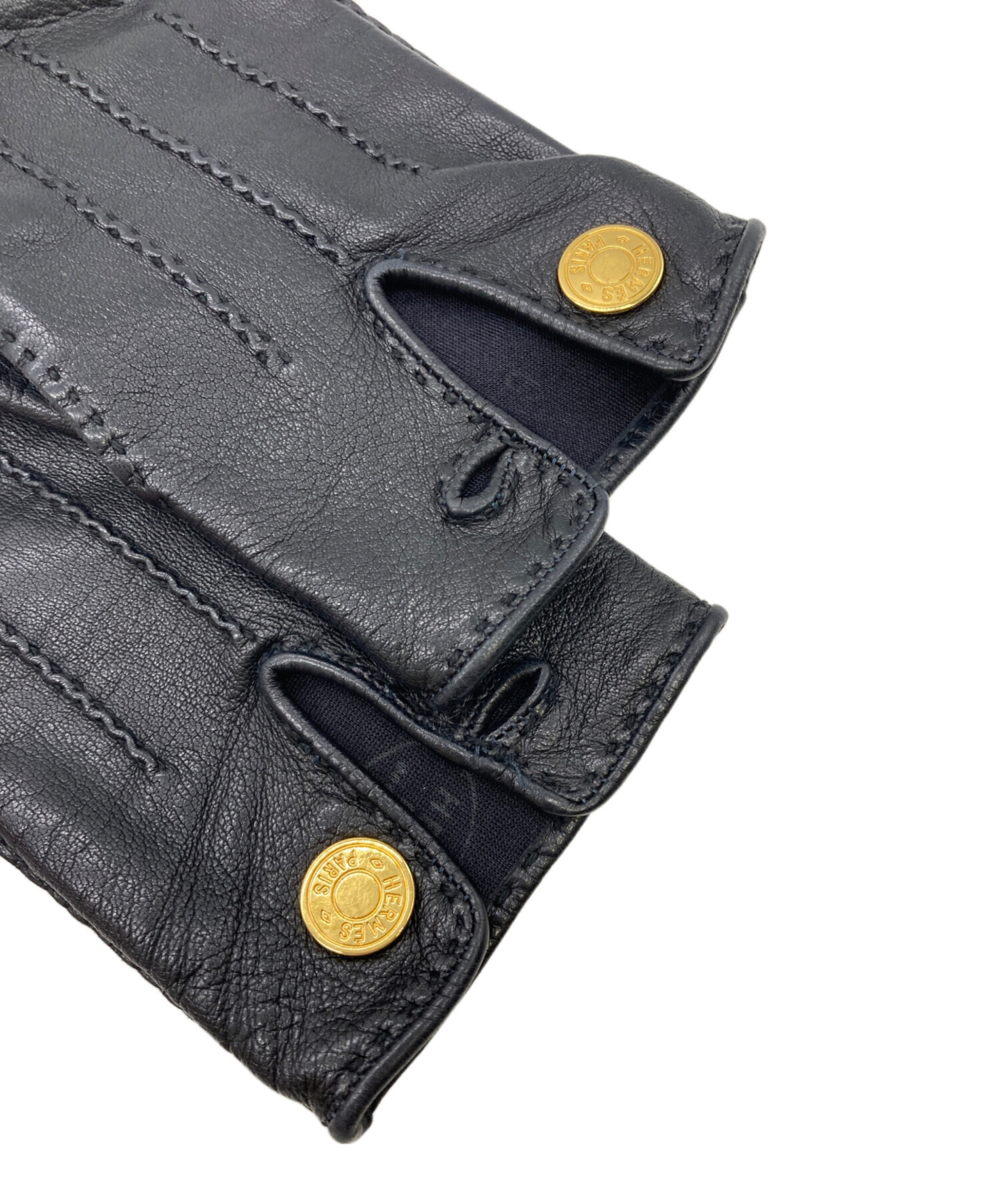 中古・古着通販】HERMES (エルメス) セリエボタンペッカリーレザー