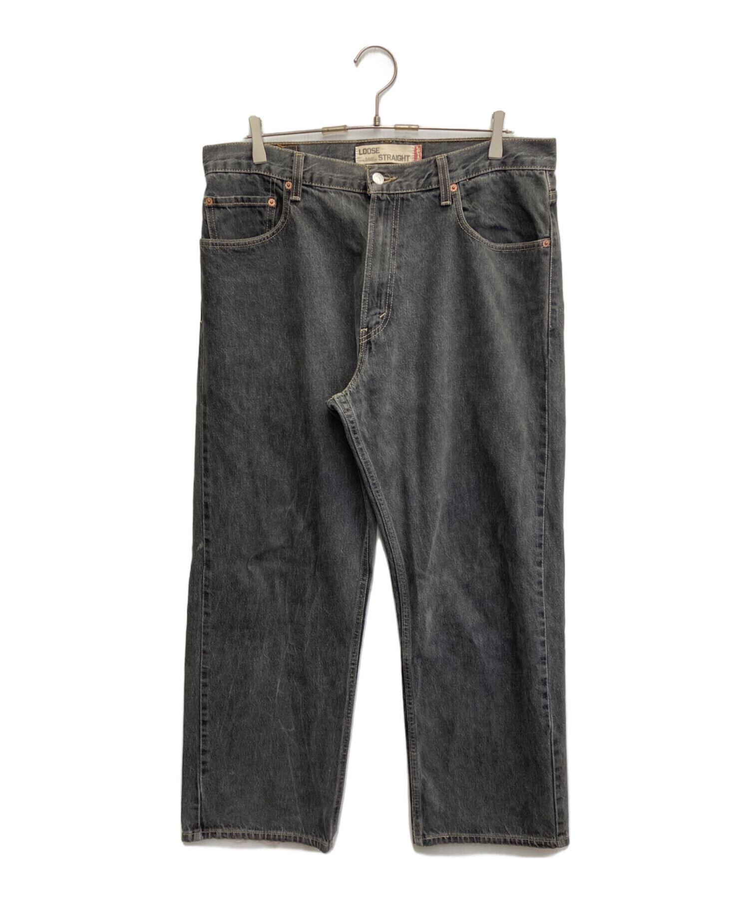 中古・古着通販】LEVI'S (リーバイス) 先染ブラック 569デニムパンツ