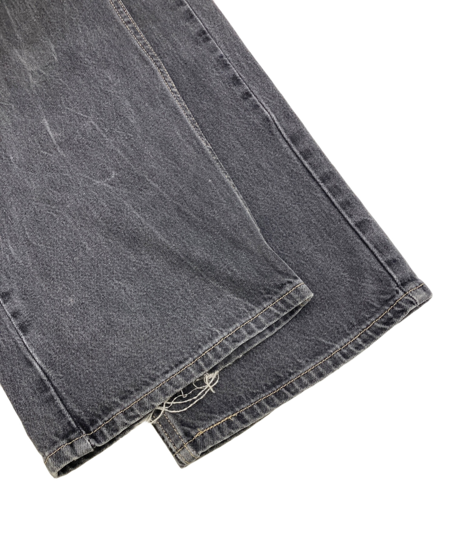 中古・古着通販】LEVI'S (リーバイス) 先染ブラック 569デニムパンツ