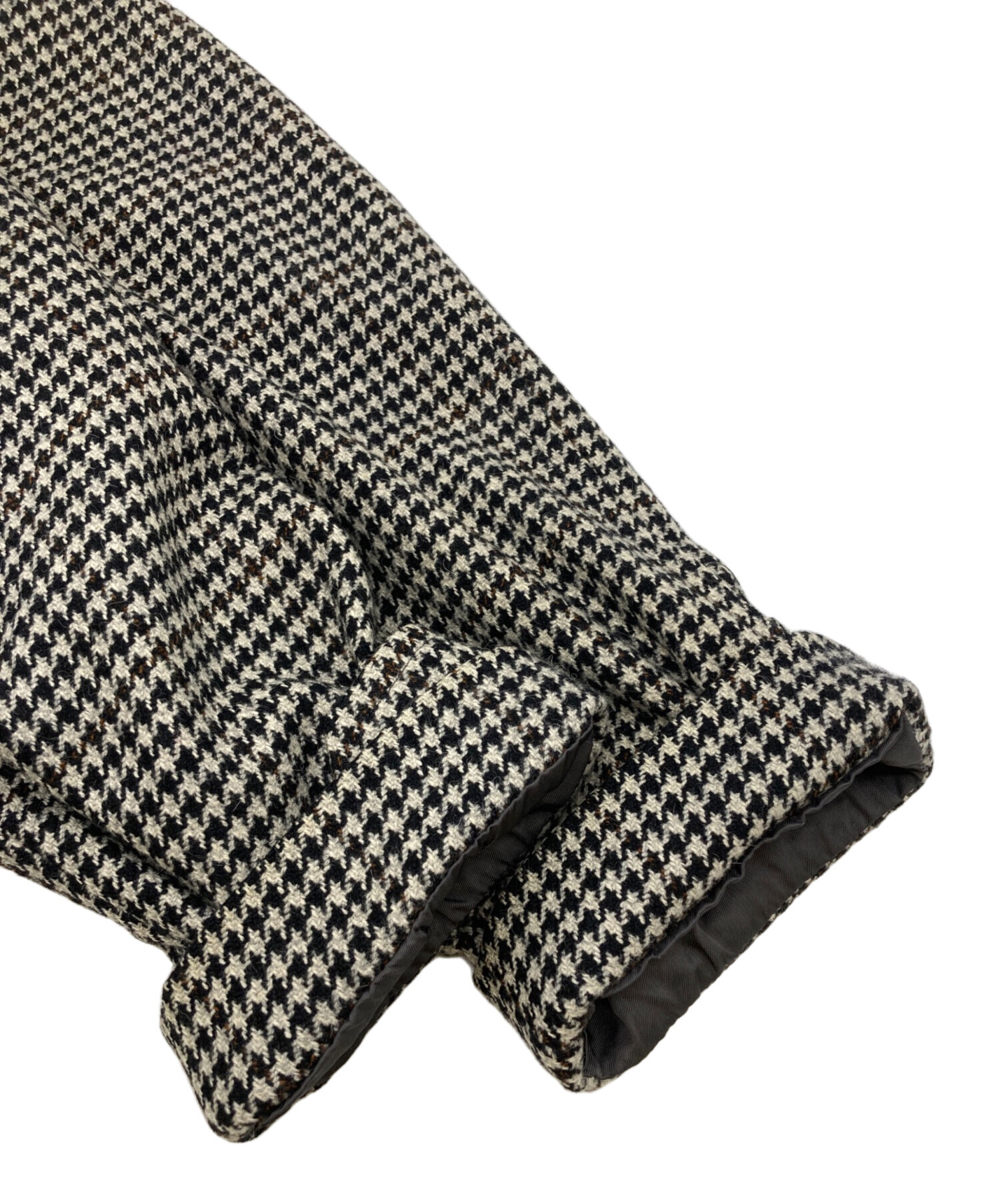 中古・古着通販】BURBERRY (バーバリー) 千鳥柄コート ブラック