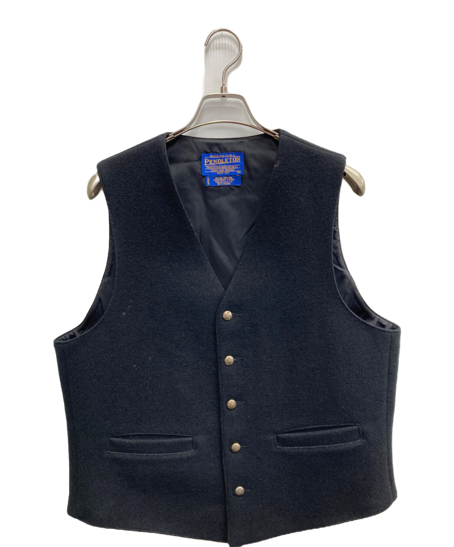 中古・古着通販】PENDLETON (ペンドルトン) 5Bチマヨベスト ブラック