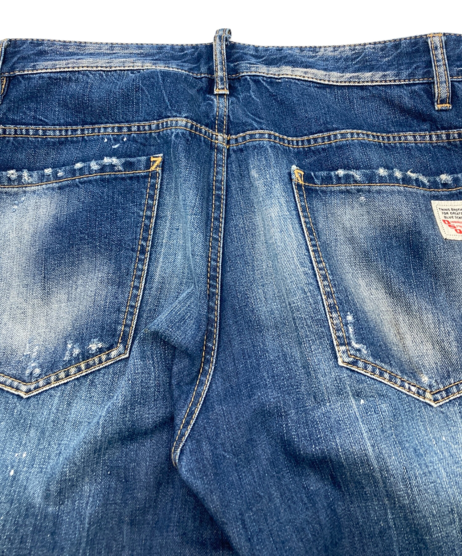 中古・古着通販】DSQUARED2 (ディースクエアード) クロップドデニム