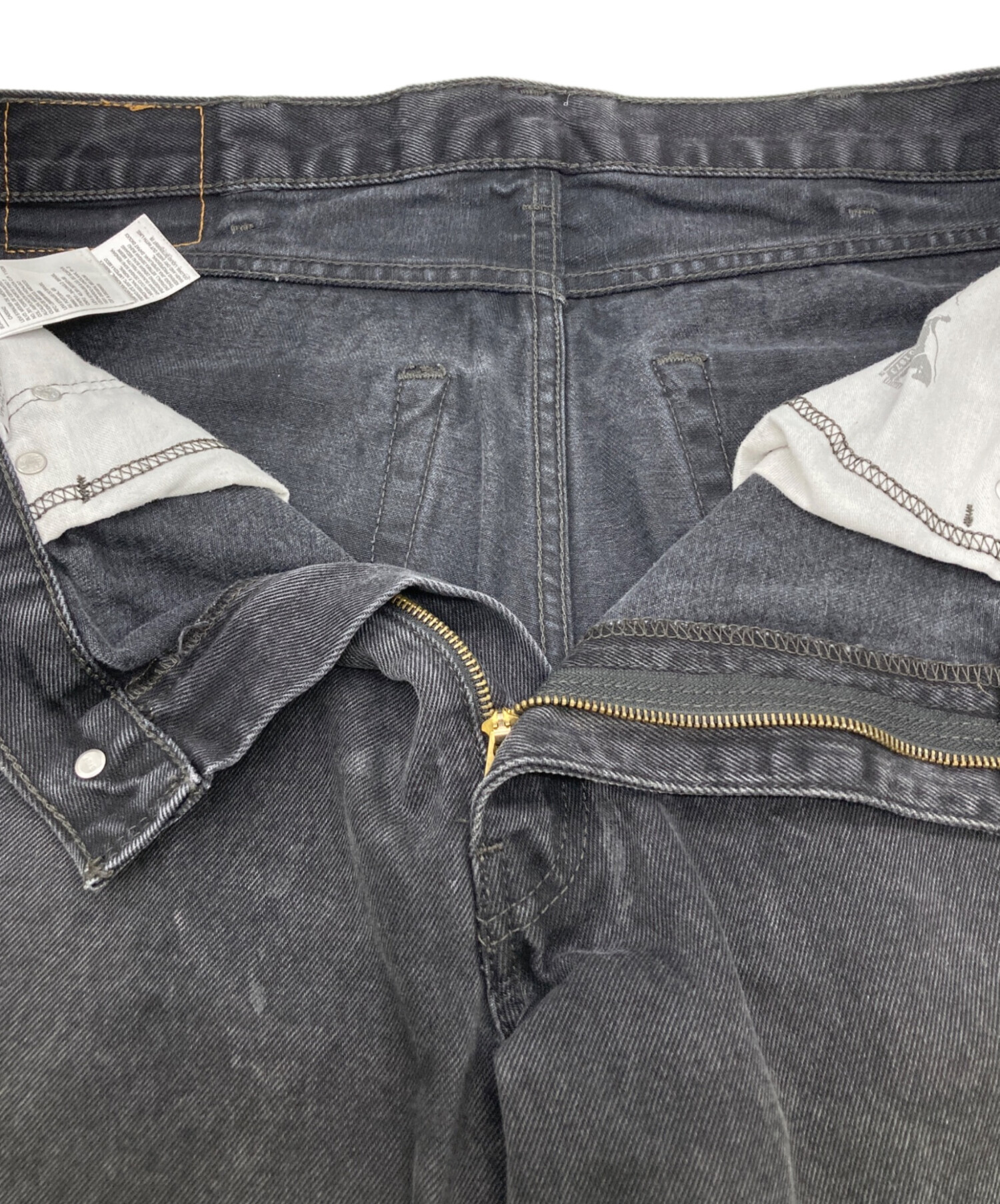中古・古着通販】LEVI'S (リーバイス) 550先染めブラックデニム