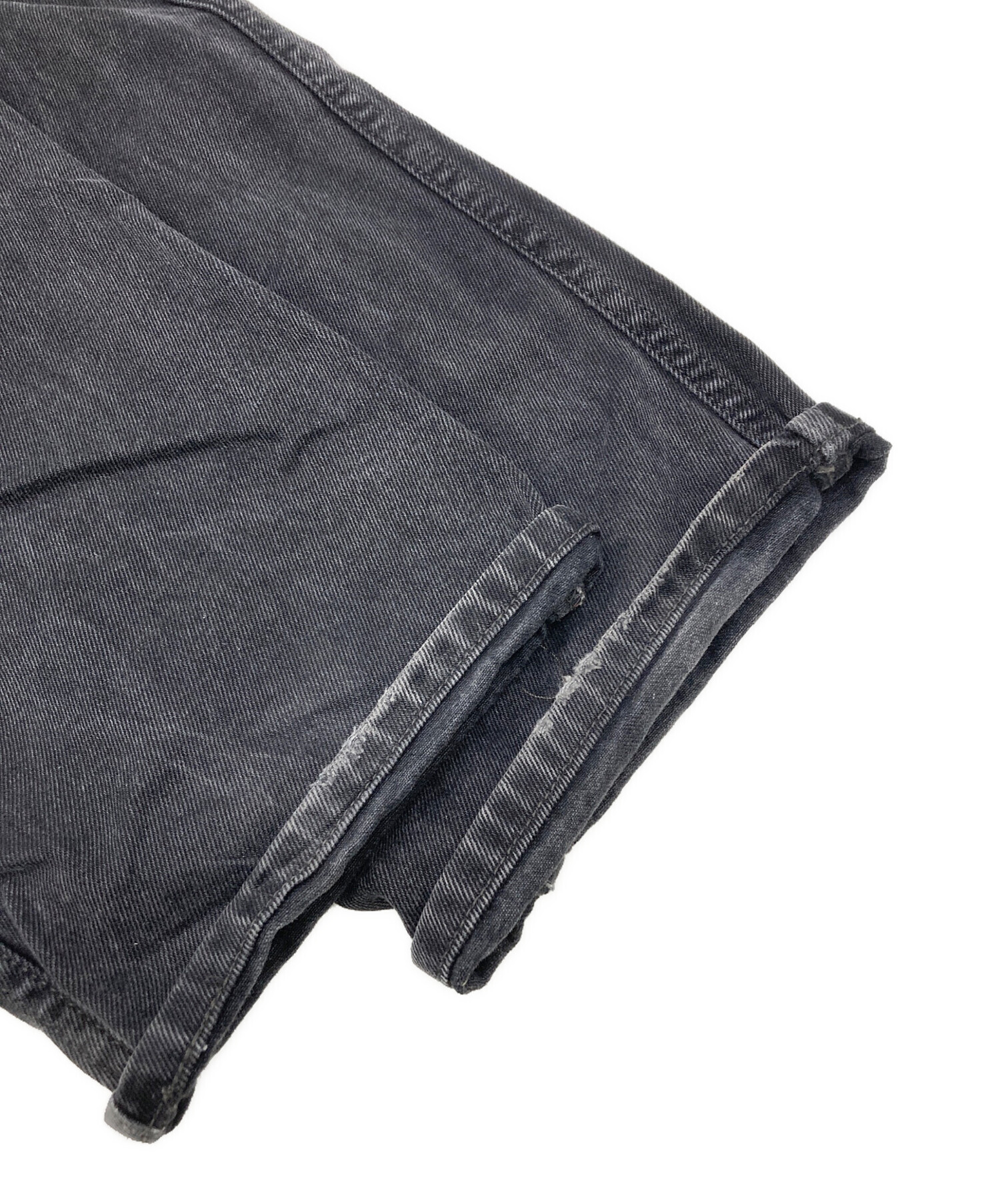 中古・古着通販】LEVI'S (リーバイス) 550先染めブラックデニム