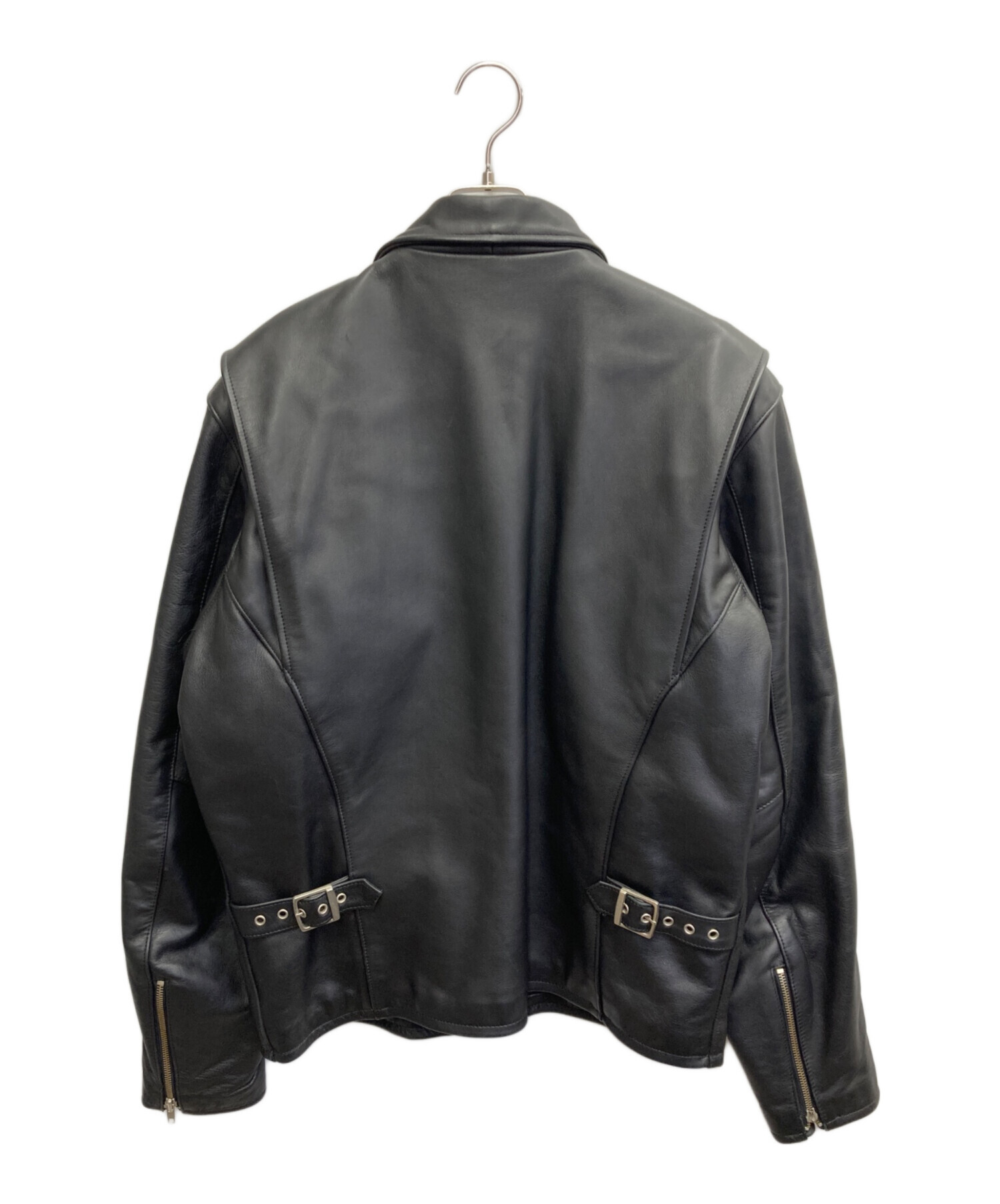 中古・古着通販】freedom (フリーダム) レザージャケット ブラック
