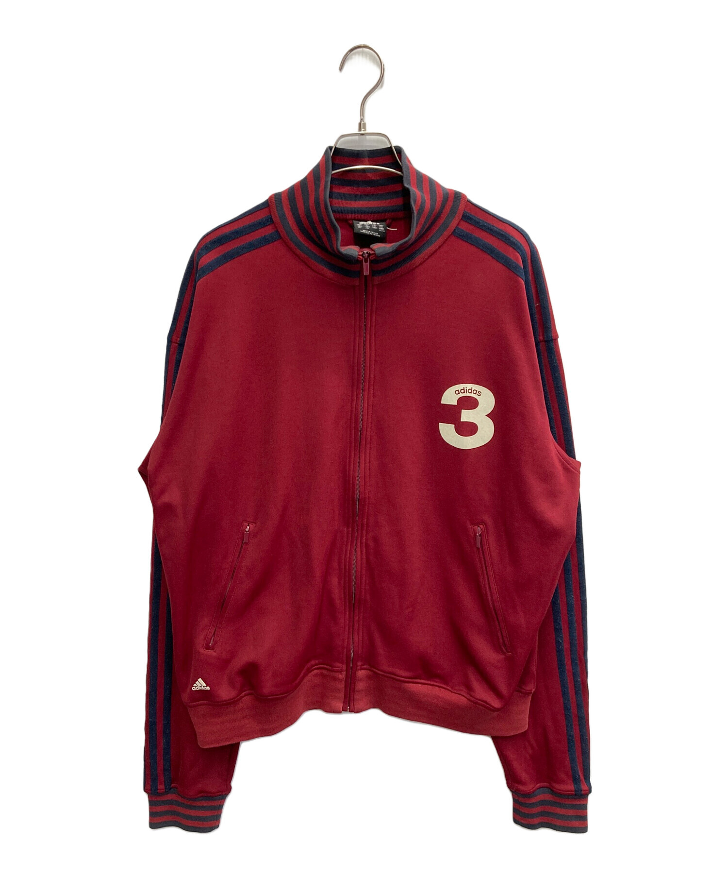 中古・古着通販】adidas (アディダス) トラックジャケット レッド