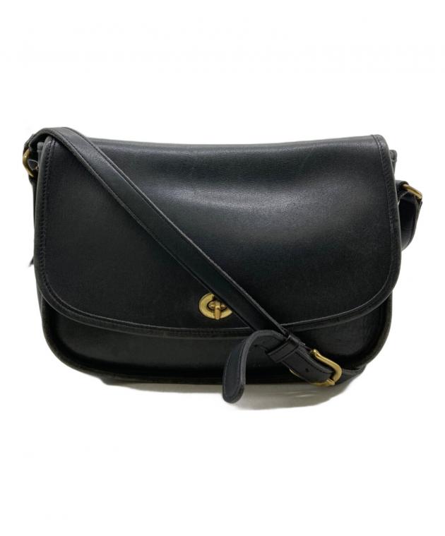ブランド coach Coach ショルダー コーチ ハンドバッグ 黒 中古・古着