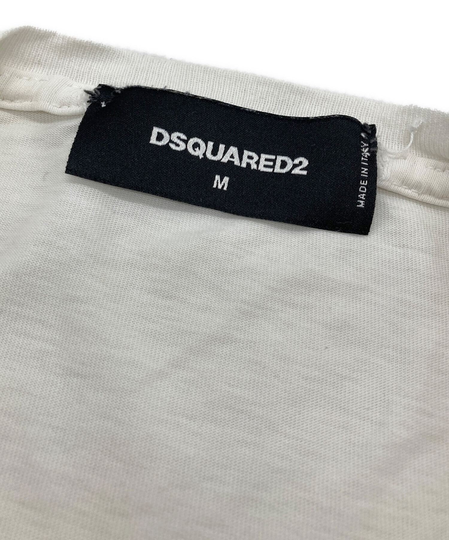 中古・古着通販】DSQUARED2 (ディースクエアード) プリントTシャツ
