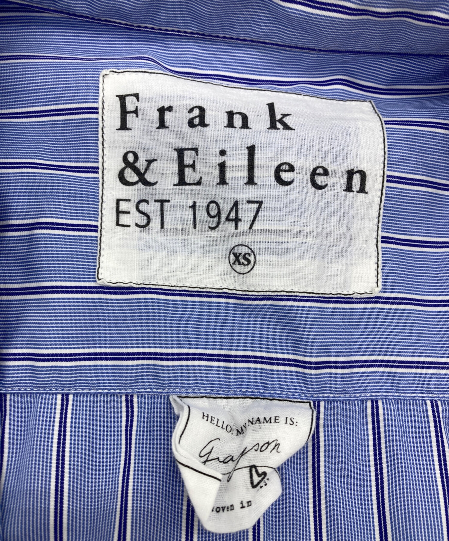 中古・古着通販】Frank&Eileen (フランクアンドアイリーン) ストライプ