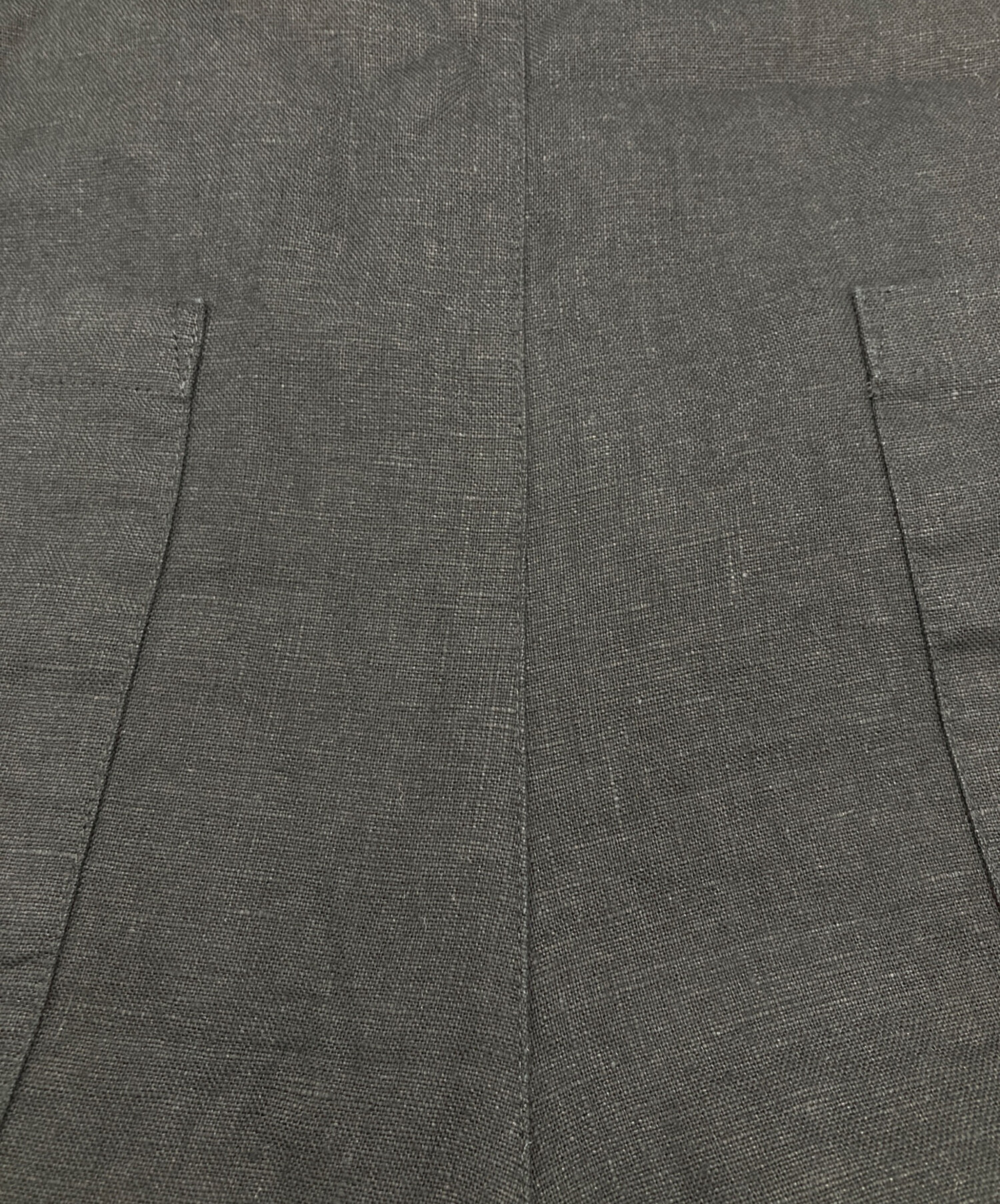 中古・古着通販】KAGURE (カグレ) リネンサロペット ブラック サイズ