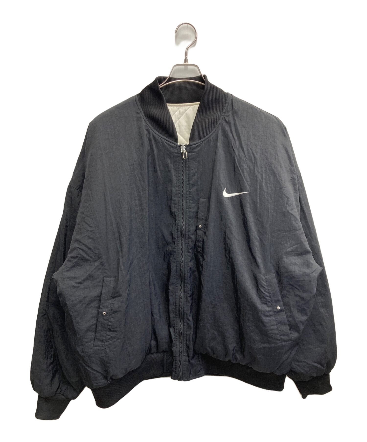 中古・古着通販】NIKE (ナイキ) 90S リバーシブルジャケット ブラック