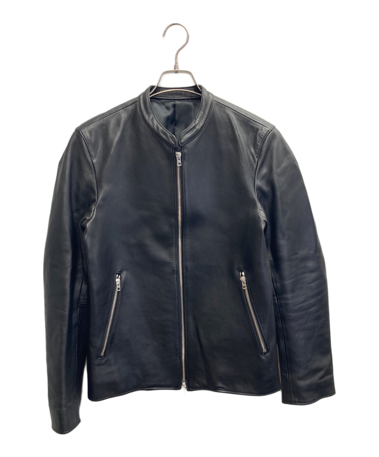 【美品】希少Lサイズ　LIDNM リドム　シングルライダース　ダウンジップ 中古・古着通販】LIDnM (リドム) ラムレザーシングルライダース