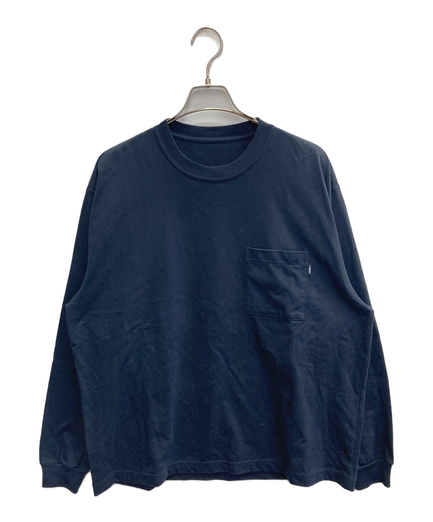 中古・古着通販】ENNOY (エンノイ) Pocket LS T-Shirt ネイビー サイズ