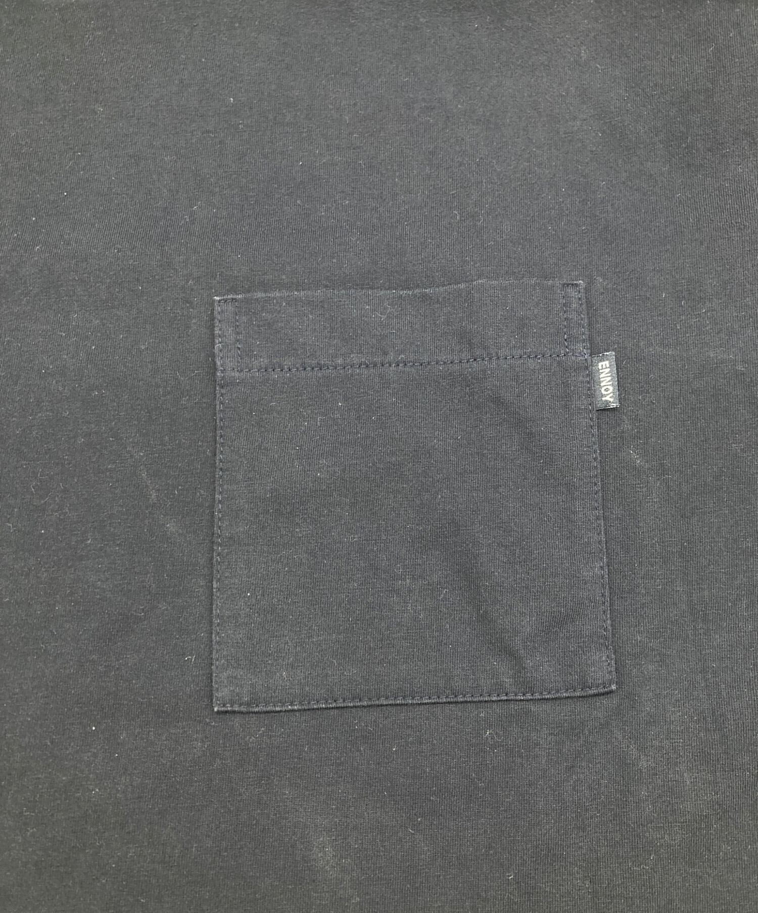 中古・古着通販】ENNOY (エンノイ) Pocket LS T-Shirt ネイビー サイズ