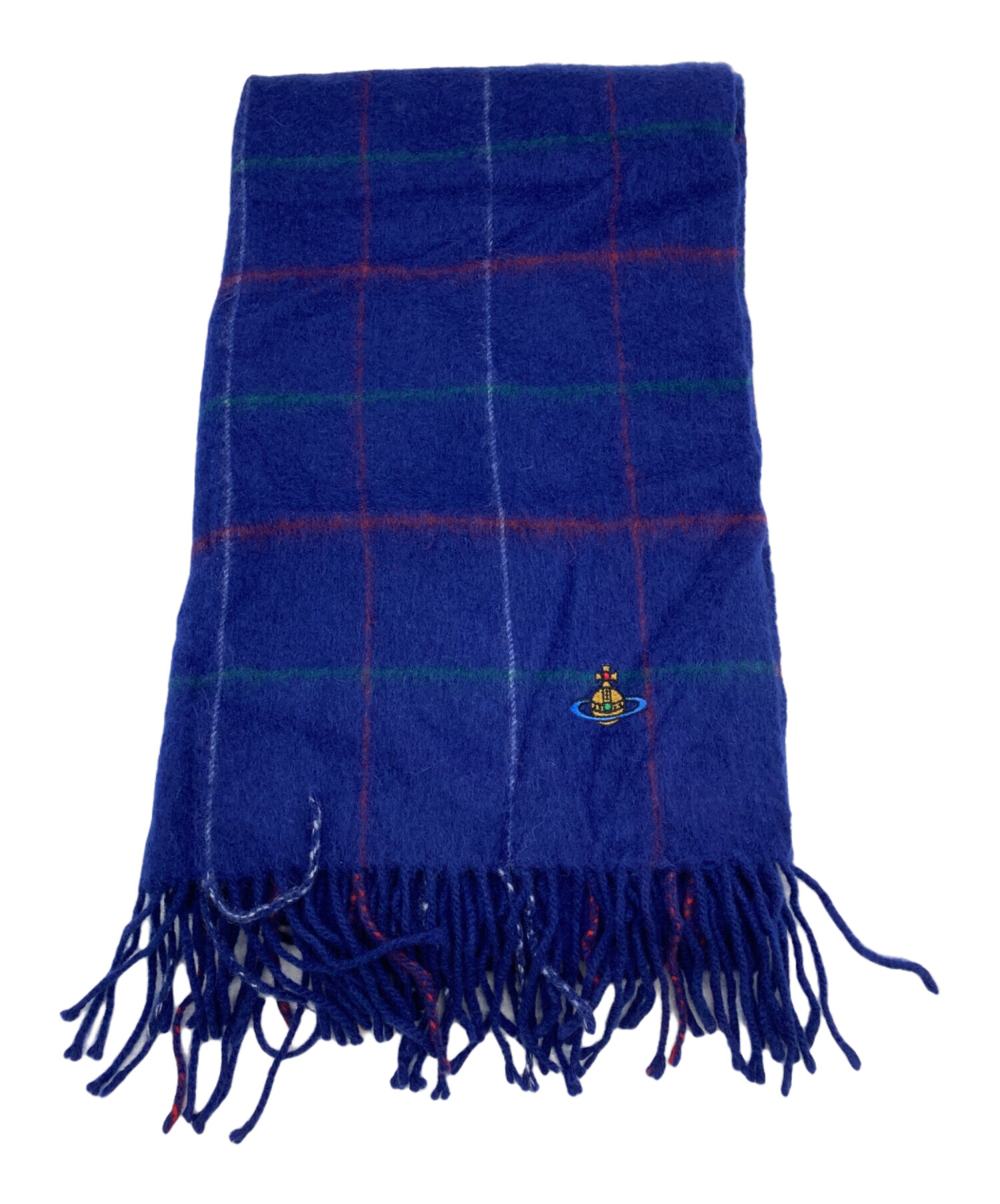 希少Vivienne Westwoodマフラー　カシミヤ混　イタリア製 中古・古着通販】Vivienne Westwood (ヴィヴィアンウエストウッド