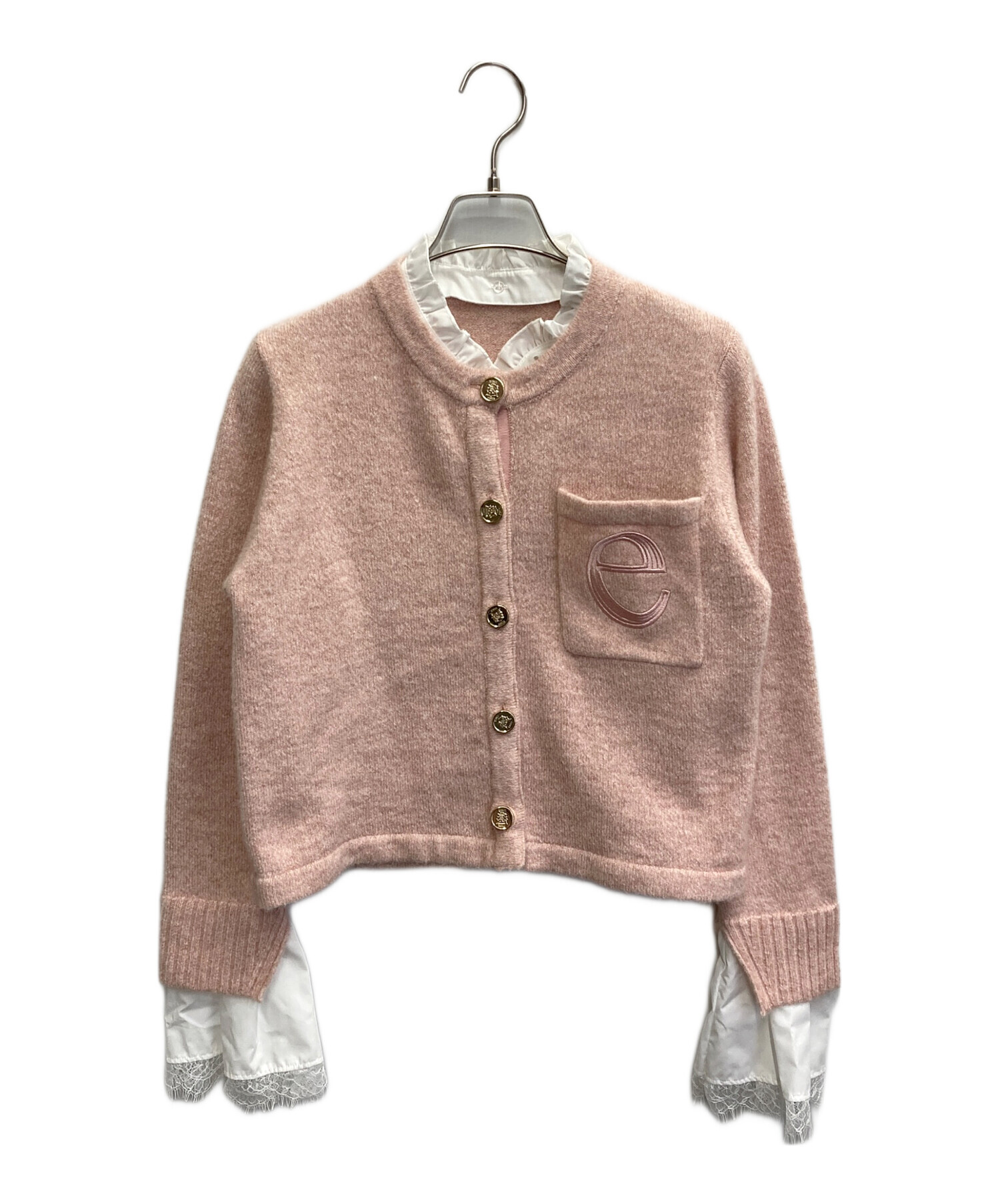eimy istoire（エイミーイストワール）モヘアカーディガン　最安値 中古・古着通販】eimy istoire (エイミーイストワール) Attachedcollr