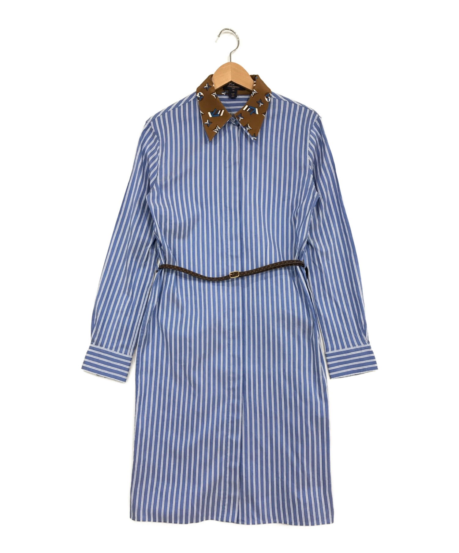 ルイヴィトン♩ワンピース 中古・古着通販】LOUIS VUITTON (ルイ ヴィトン) ストライプシャツ