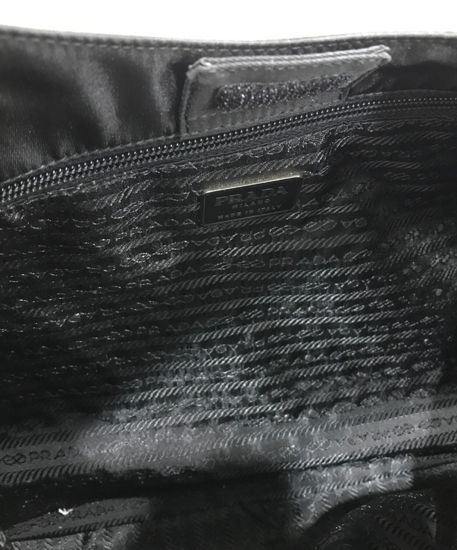 中古・古着通販】PRADA (プラダ) ワンショルダーバッグ グレー サイズ