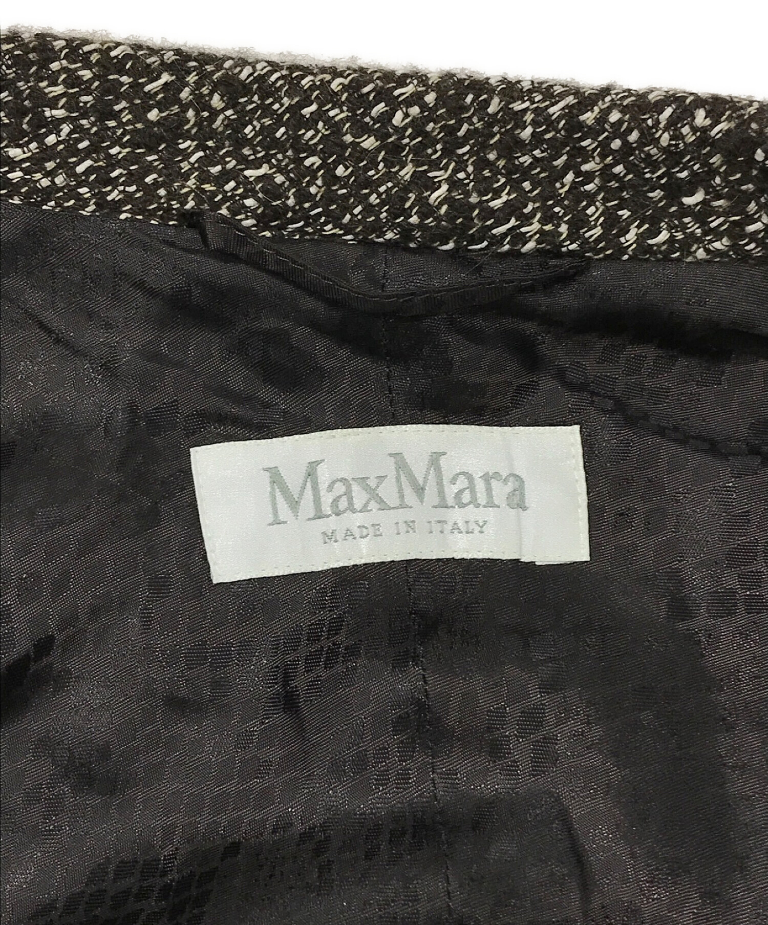 中古・古着通販】MaxMara (マックスマーラ) ツイードジャケット