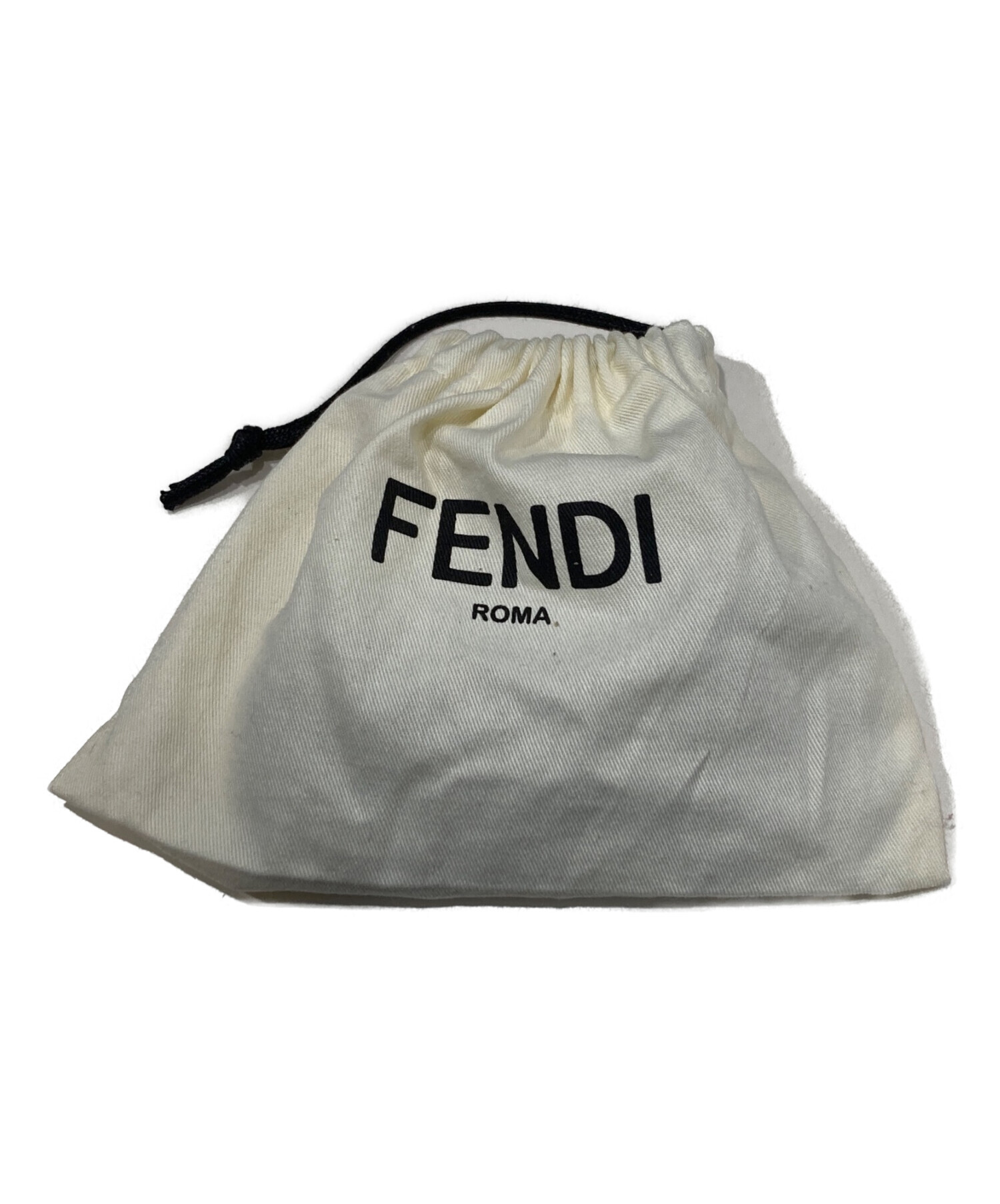 中古・古着通販】FENDI (フェンディ) FFヘアリボンバレッタ ブラウン