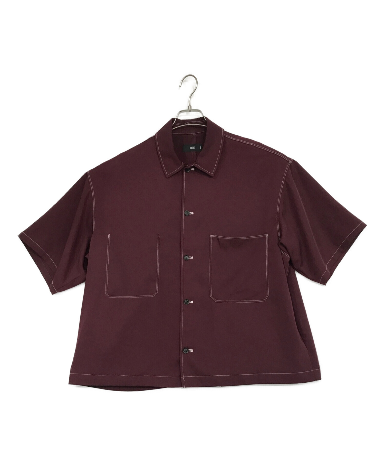 中古・古着通販】HARE (ハレ) シャツ ボルドー サイズ:SIZE S
