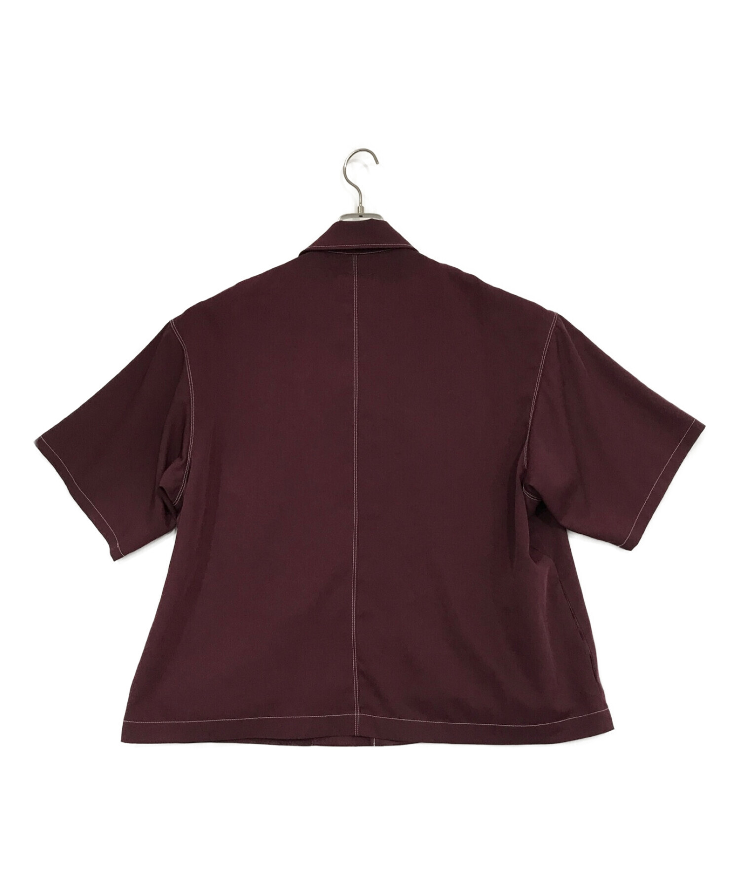 中古・古着通販】HARE (ハレ) シャツ ボルドー サイズ:SIZE S