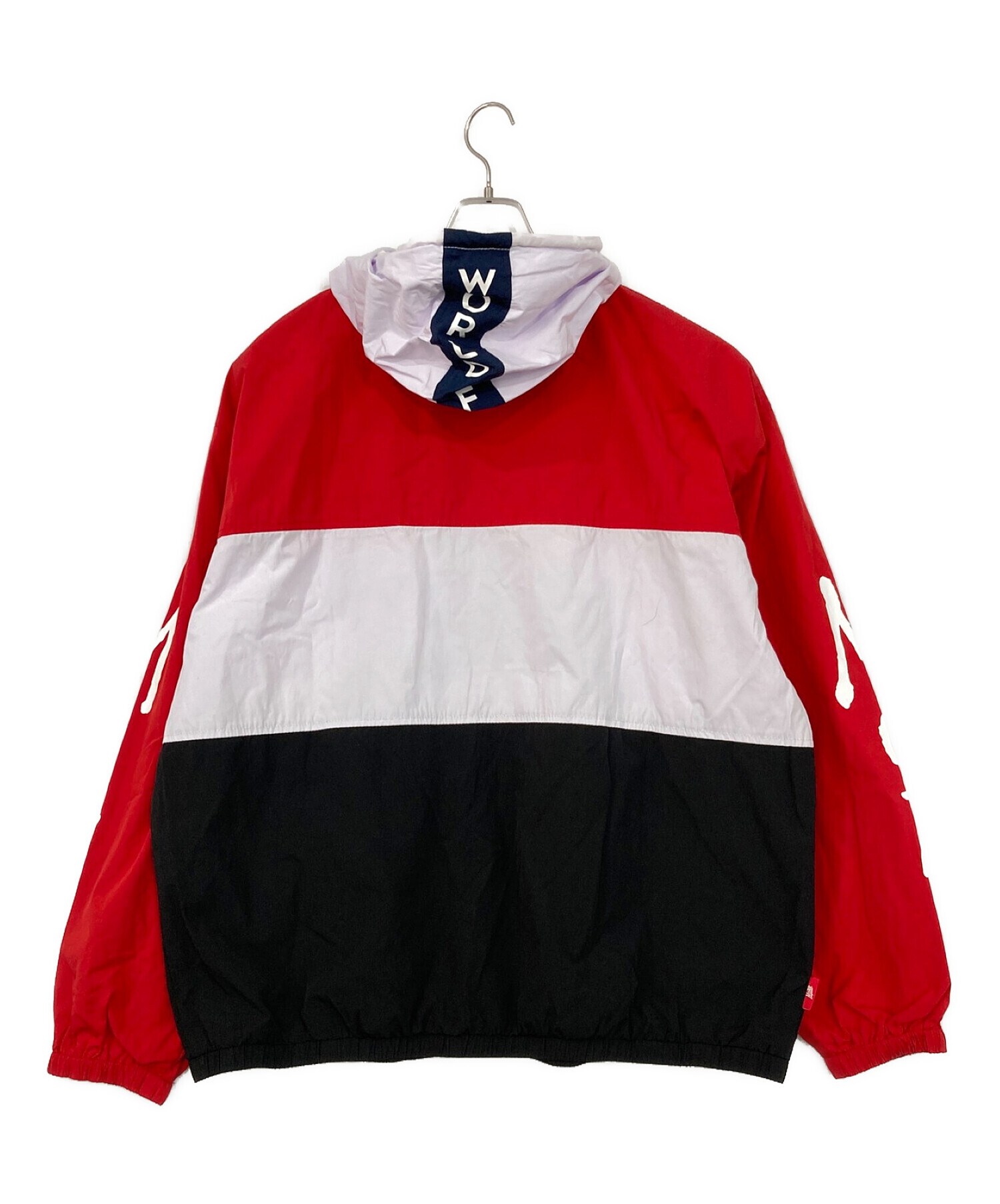 中古・古着通販】MOBB (モブ) アノラックパーカー レッド×ブラック 