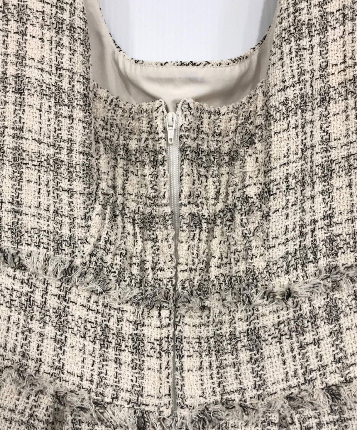 herlipto Summer Tweed Midi Dress