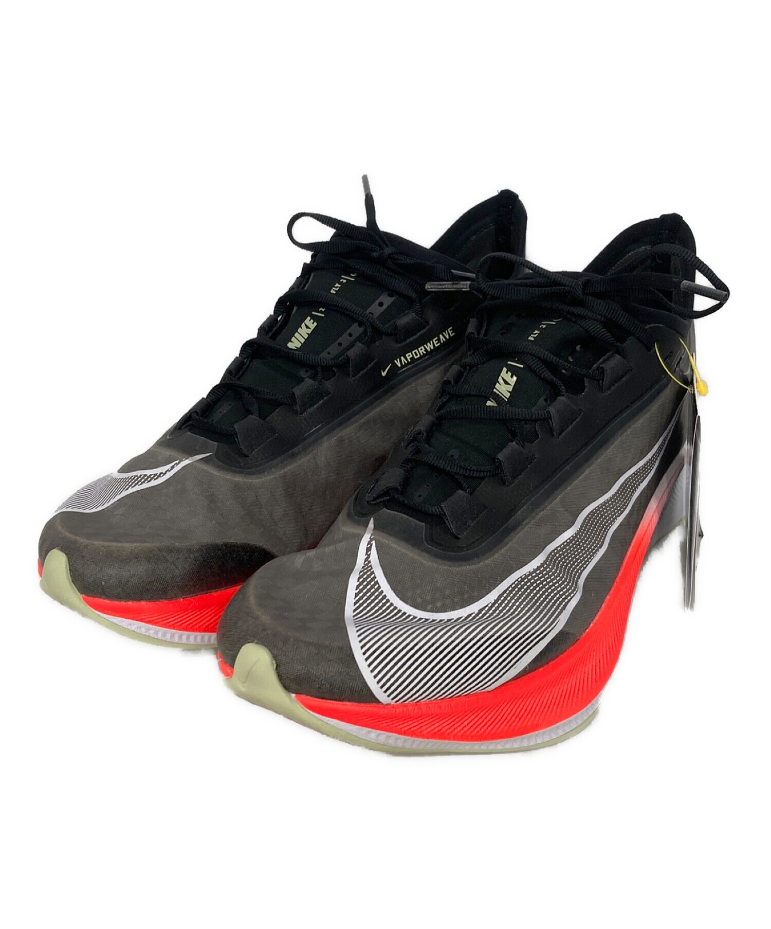 中古 25cm ナイキ ズームフライ3 中古・古着通販】NIKE (ナイキ) ズームフライ3 グレー×オレンジ サイズ