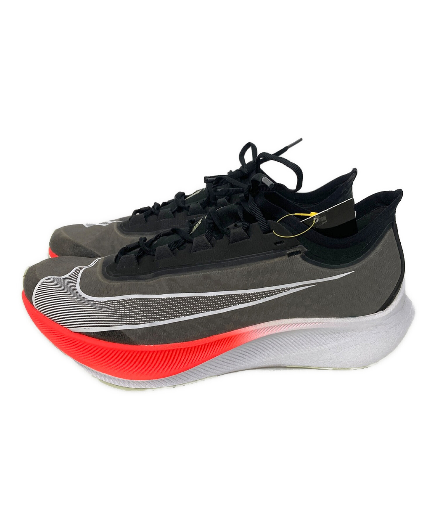 中古・古着通販】NIKE (ナイキ) ズームフライ3 グレー×オレンジ サイズ
