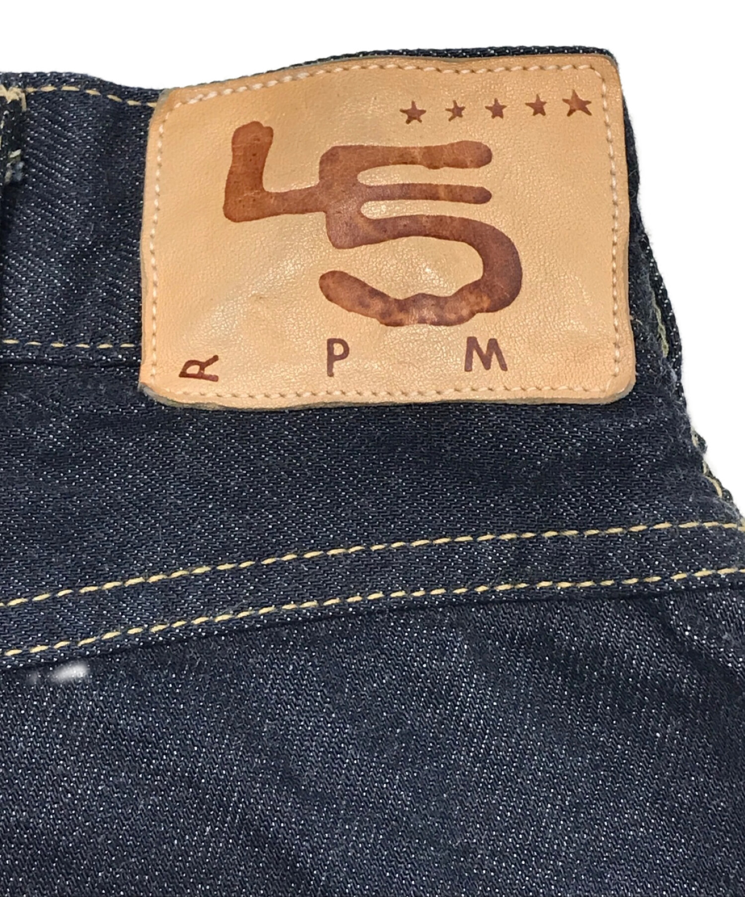 45R(フォーティーファイブアール) リネン混ガーゼ地インディゴハーフパンツ メンズ JPN：3 【中古】【ブランド古着バズストア】 中古・古着通販】45R (フォーティーファイブアール) デニムパンツ