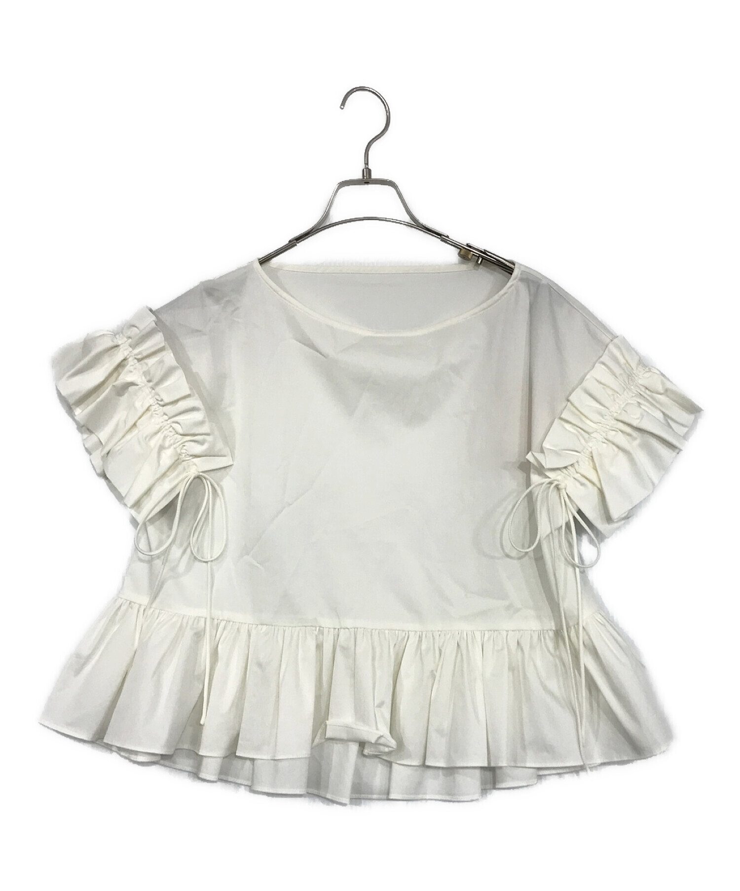 新品/タグ付き●eimy istoire ボートネックブラウス eimy istoire - 新品/タグ付き○eimy istoire ボートネックブラウスの