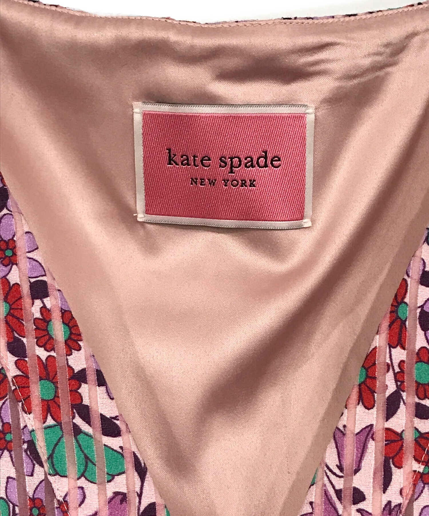 中古・古着通販】Kate Spade (ケイトスペード) ノースリーブワンピース  