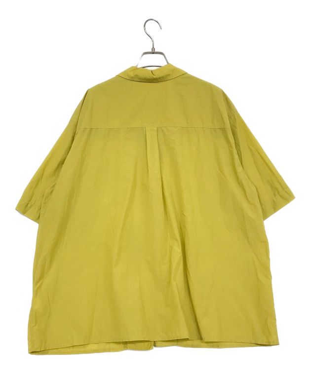 中古・古着通販】MANOF (マノフ) BASIC SHEER TOPS イエロー サイズ 
