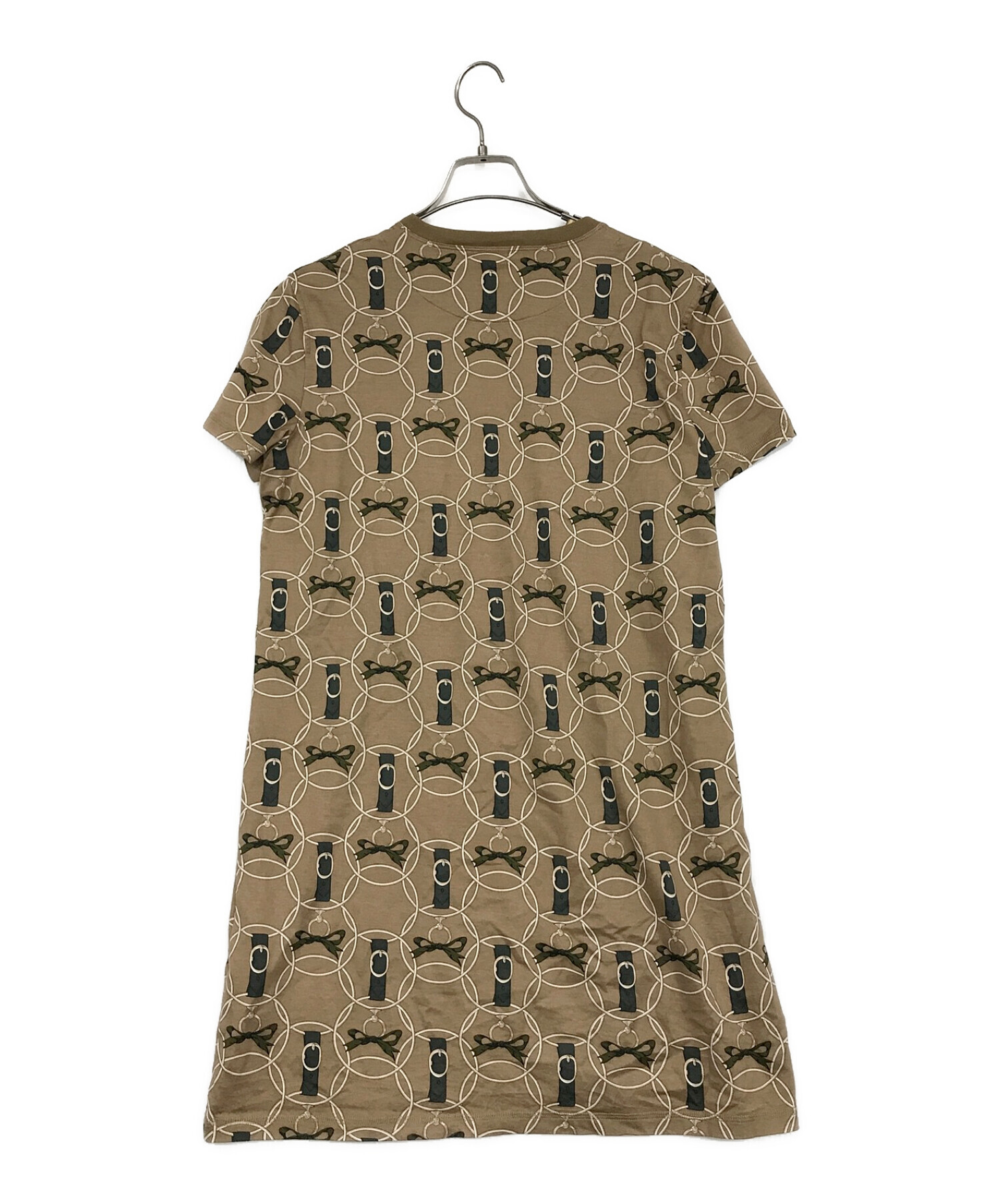 中古・古着通販】HERMES (エルメス) 「朝の散歩」カットソーワンピース  