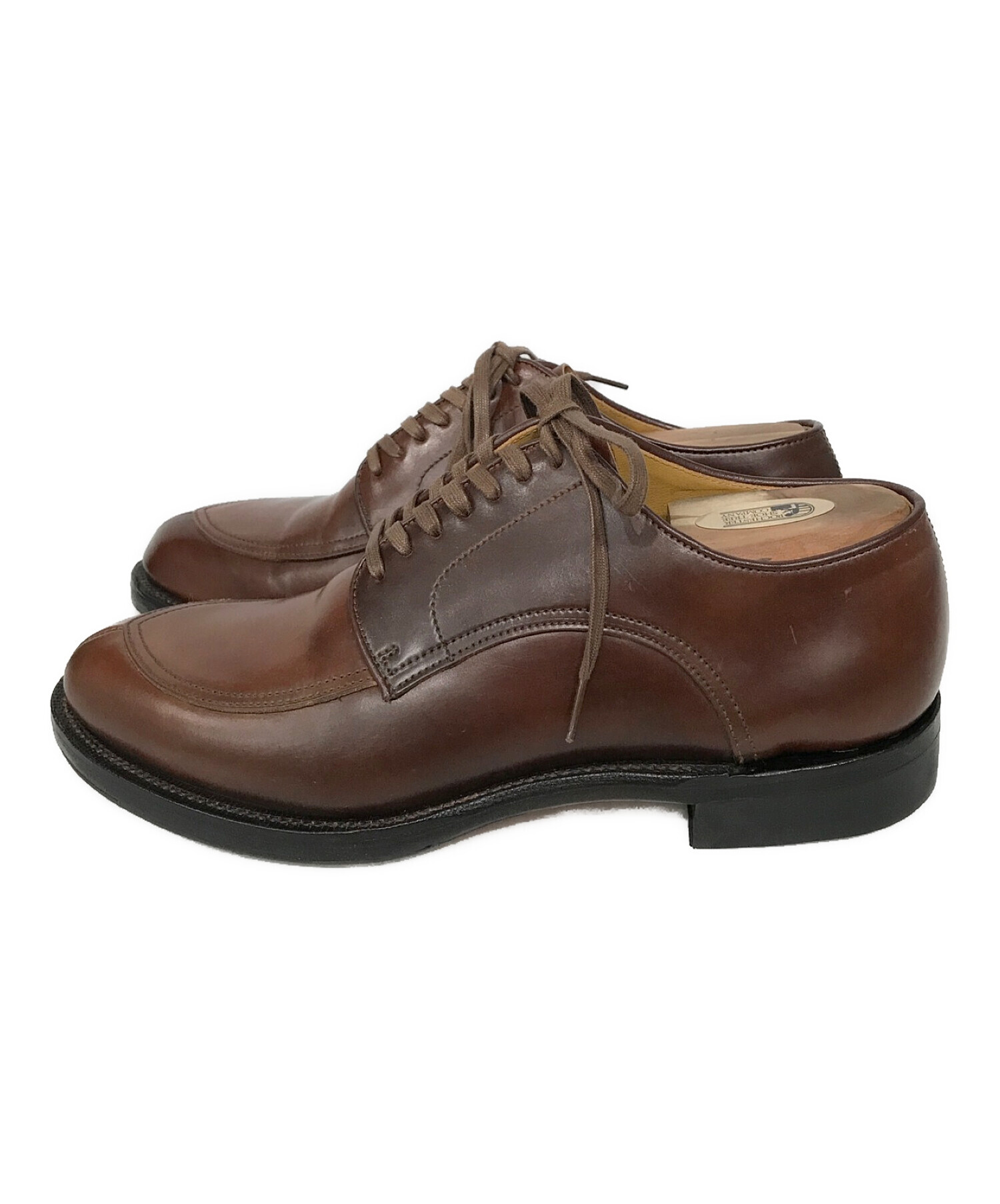中古・古着通販】makers (メイカーズ) V TIP BLUCHER ブラウン サイズ 