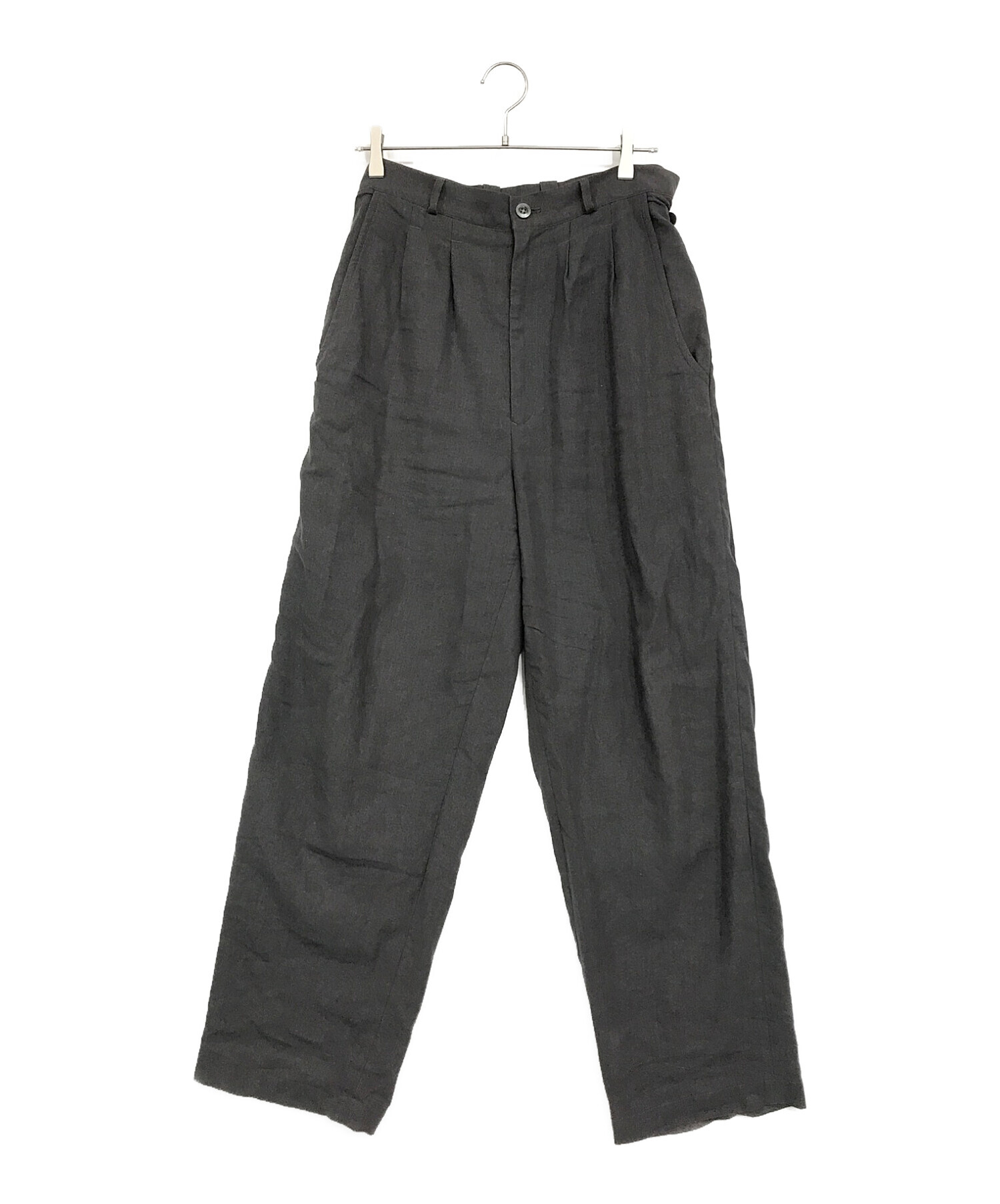 ENCOMING インカミング パンツ（その他） メンズ 【古着】【中古】 中古・古着通販】ENCOMING (インカミング) ワイド2タックパンツ グレー