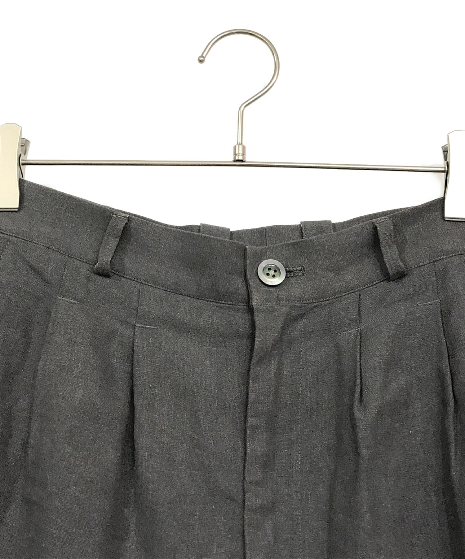 中古・古着通販】ENCOMING (インカミング) ワイド2タックパンツ グレー